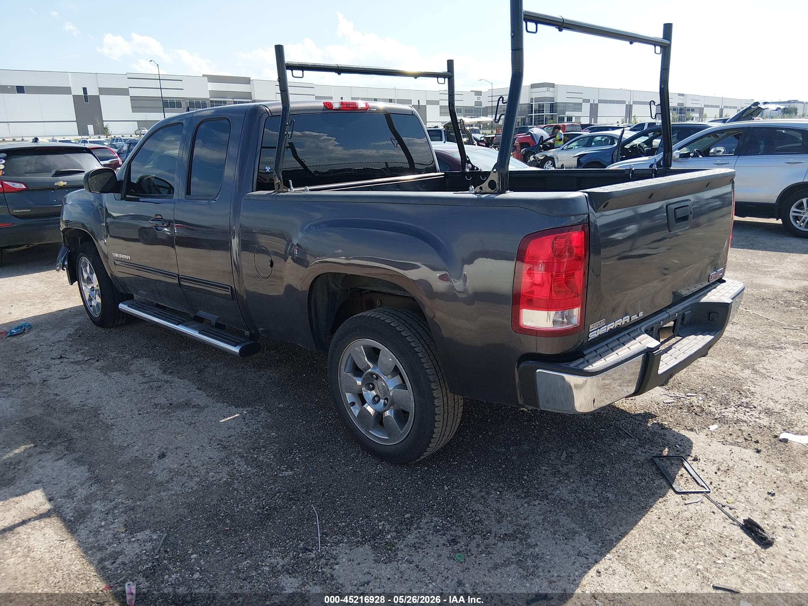 2010 Gmc Sierra C1500 Sle Gray vin: 1GTSCVE01AZ250415