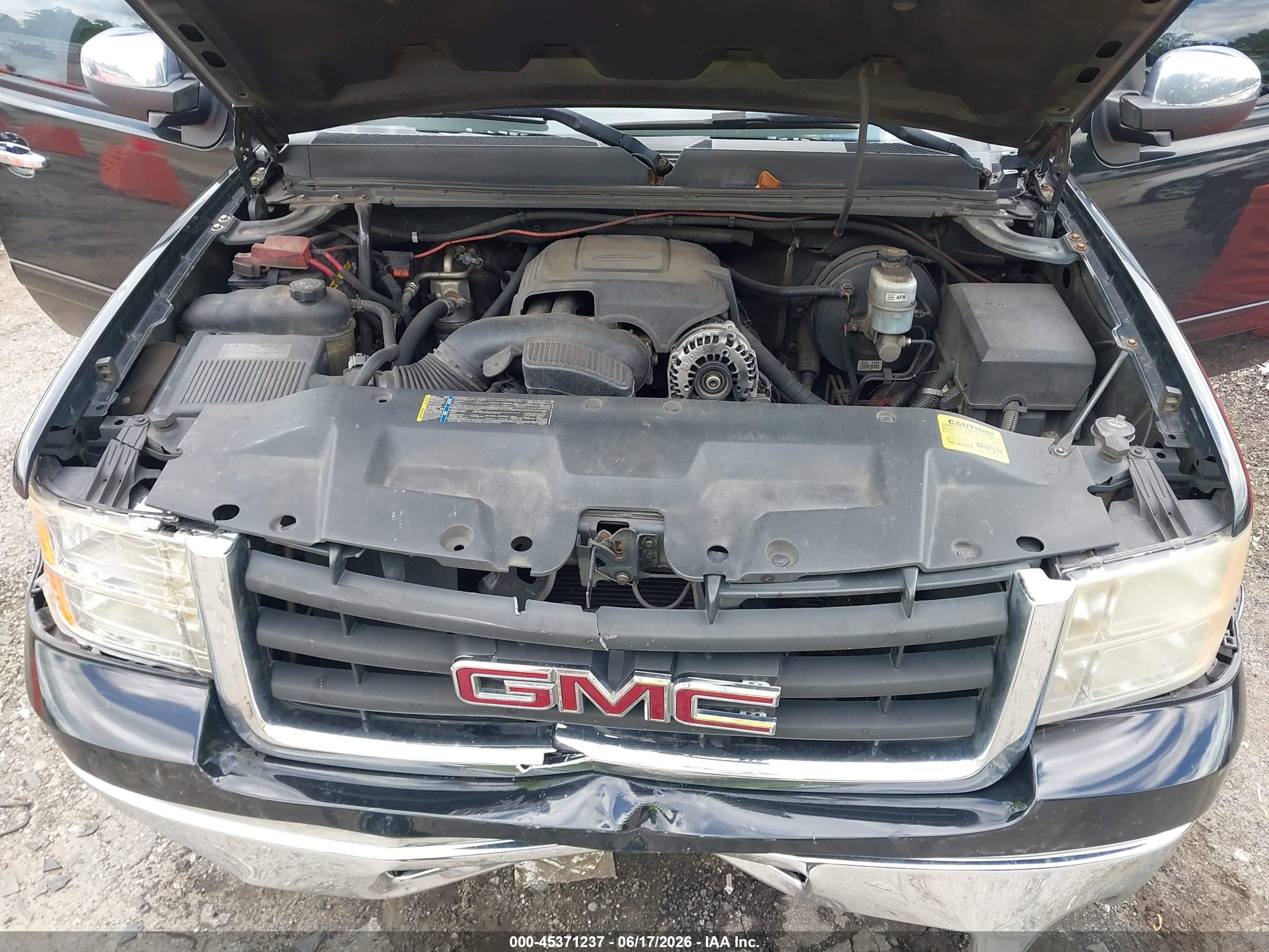 2010 Gmc Sierra 1500 Sle Black vin: 1GTSCVE02AZ276232
