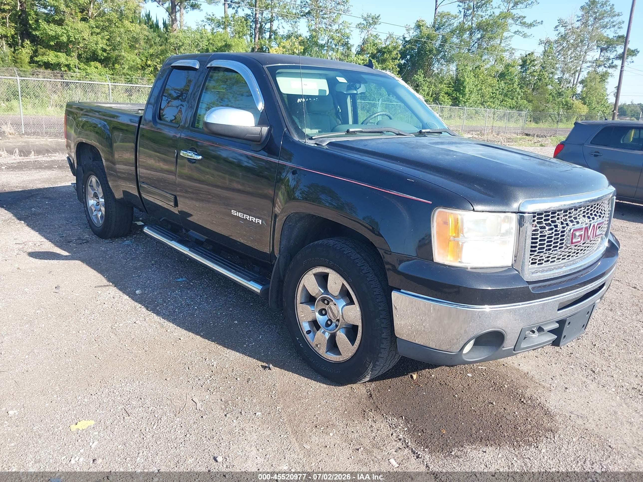 2010 Gmc Sierra 1500 Sle Black vin: 1GTSCVE03AZ212989