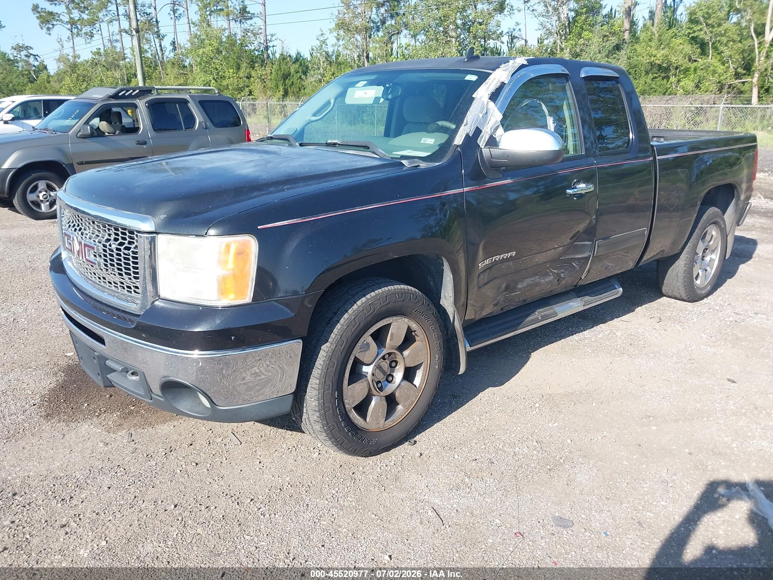 2010 Gmc Sierra 1500 Sle Black vin: 1GTSCVE03AZ212989