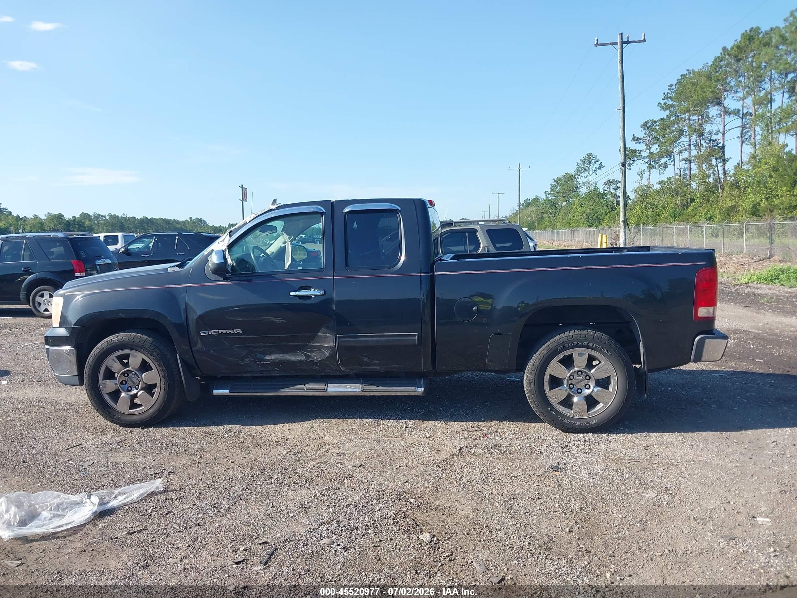 2010 Gmc Sierra 1500 Sle Black vin: 1GTSCVE03AZ212989