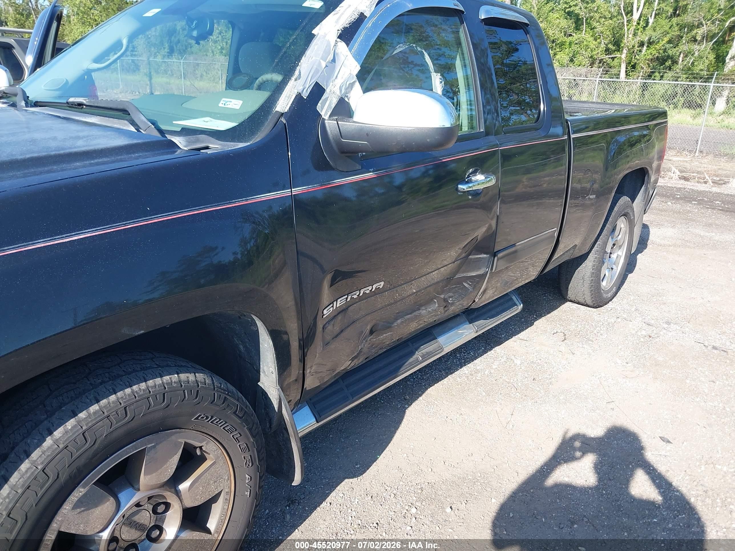 2010 Gmc Sierra 1500 Sle Black vin: 1GTSCVE03AZ212989