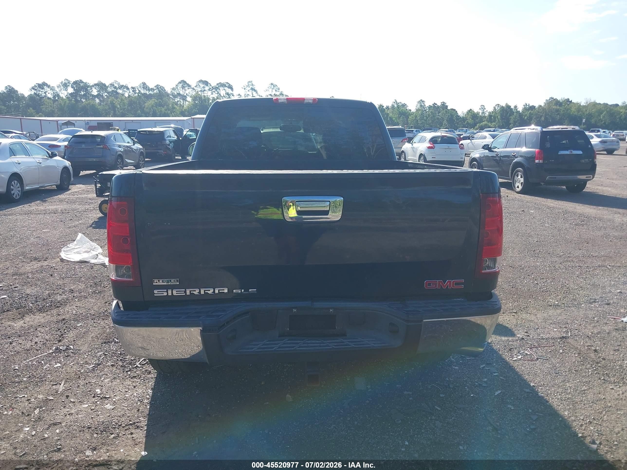 2010 Gmc Sierra 1500 Sle Black vin: 1GTSCVE03AZ212989