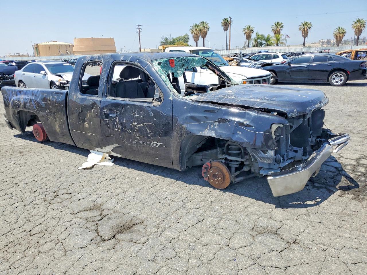 2010 Gmc Sierra C1500 Sle Черный vin: 1GTSCVE06AZ147622