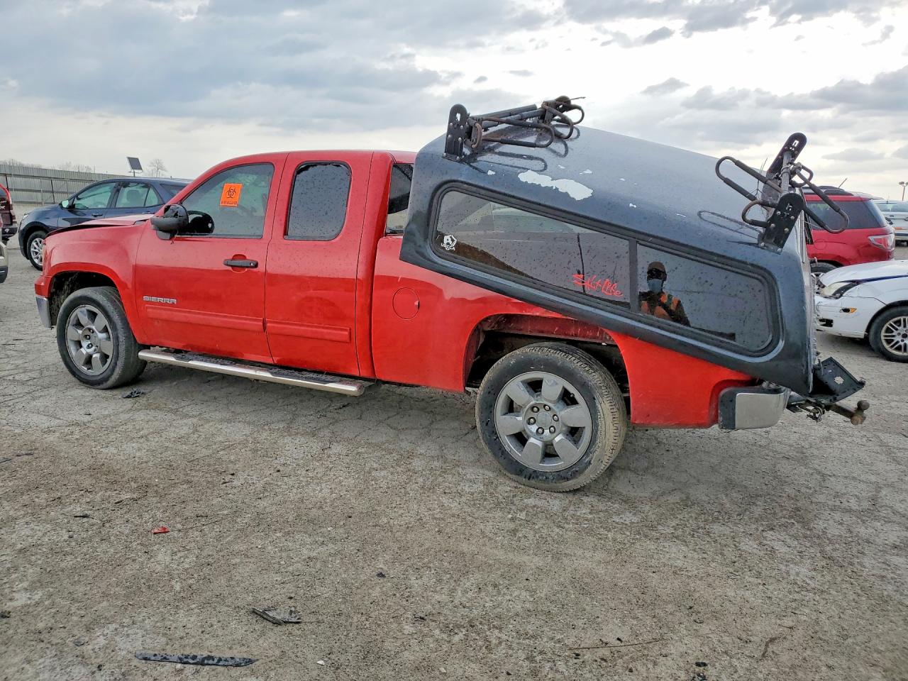 2010 Gmc Sierra C1500 Sle Red vin: 1GTSCVE07AZ278932