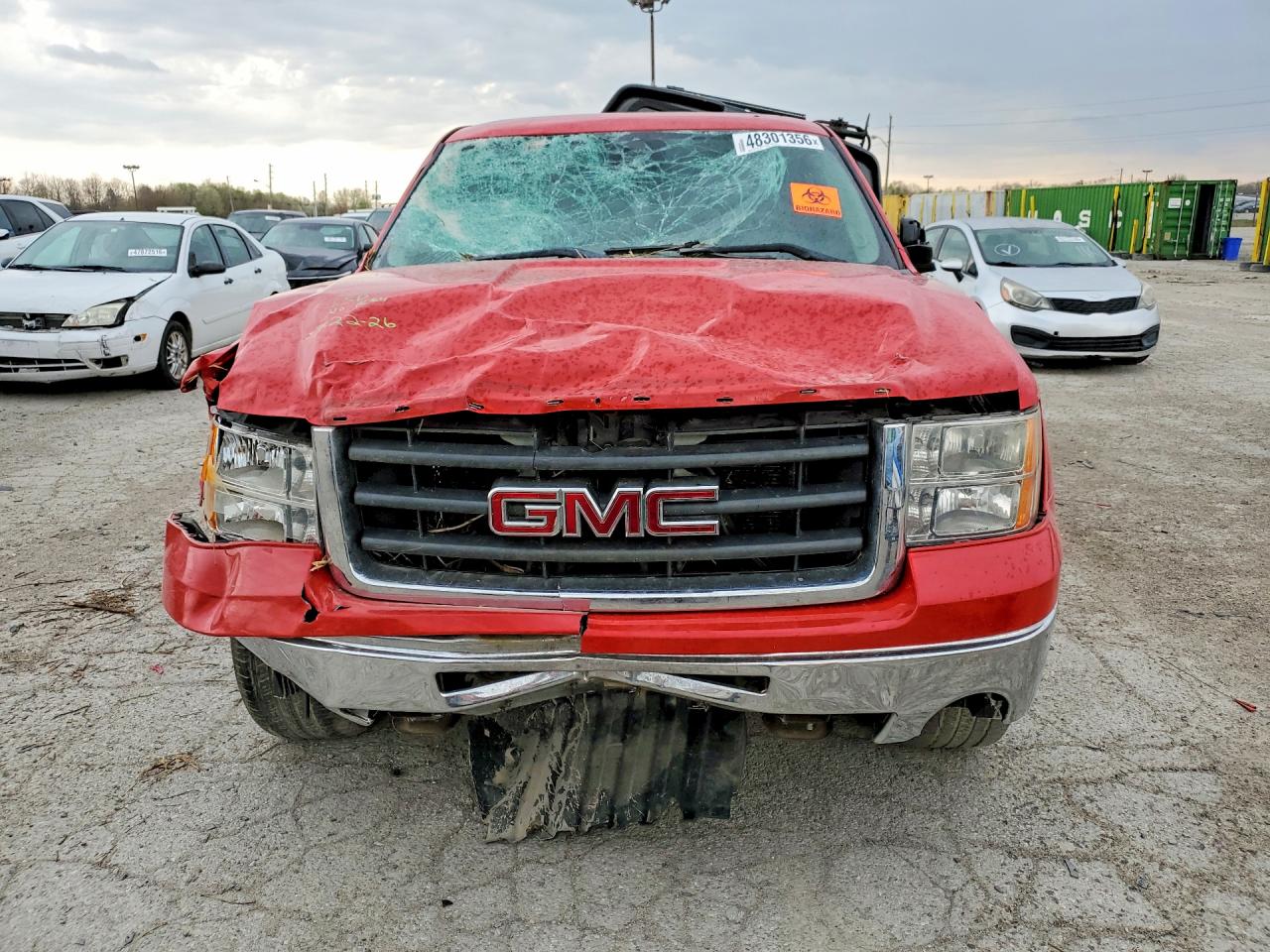 2010 Gmc Sierra C1500 Sle Red vin: 1GTSCVE07AZ278932