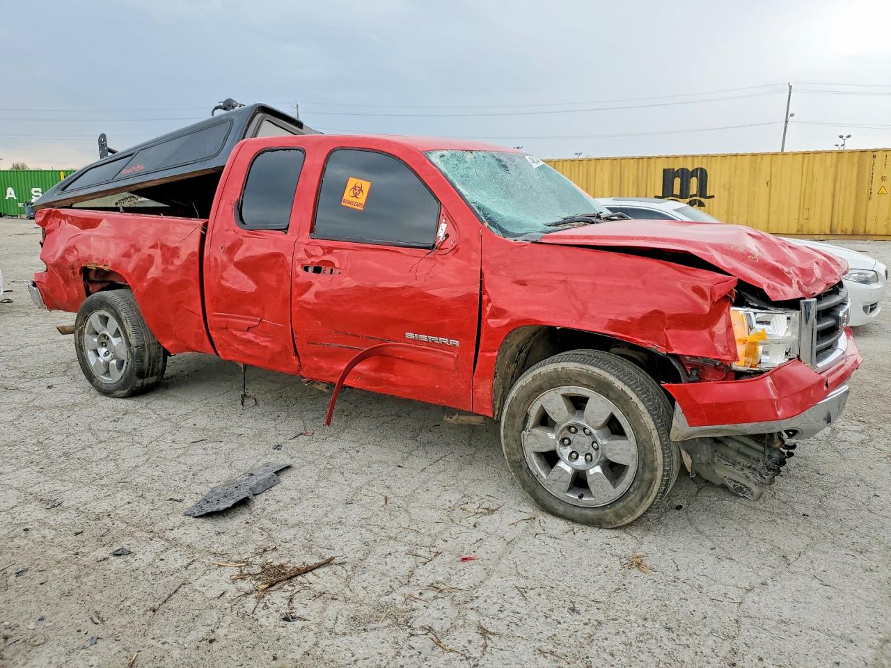 2010 Gmc Sierra C1500 Sle Red vin: 1GTSCVE07AZ278932