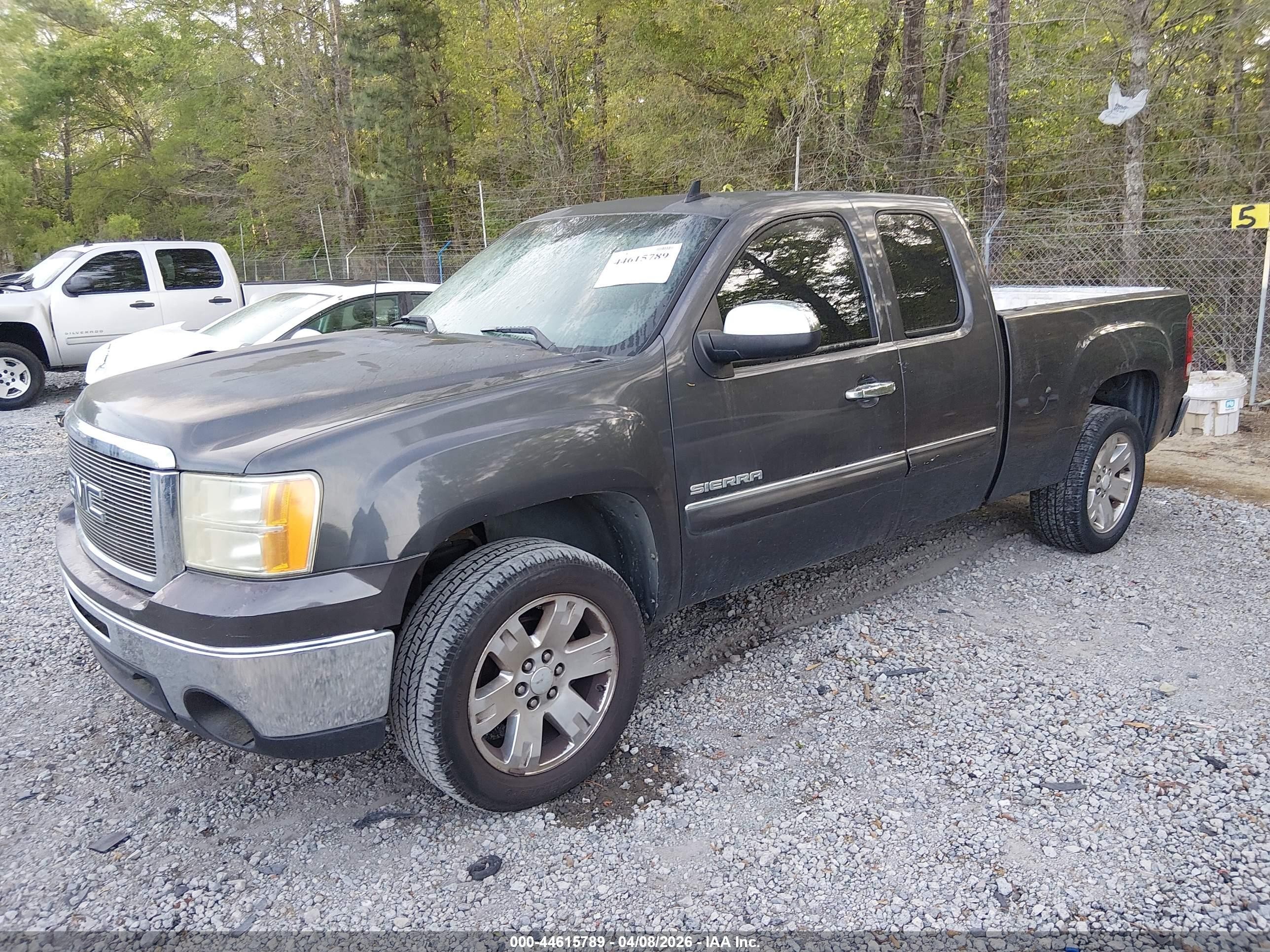 2010 Gmc Sierra 1500 Sle Gray vin: 1GTSCVE08AZ249858