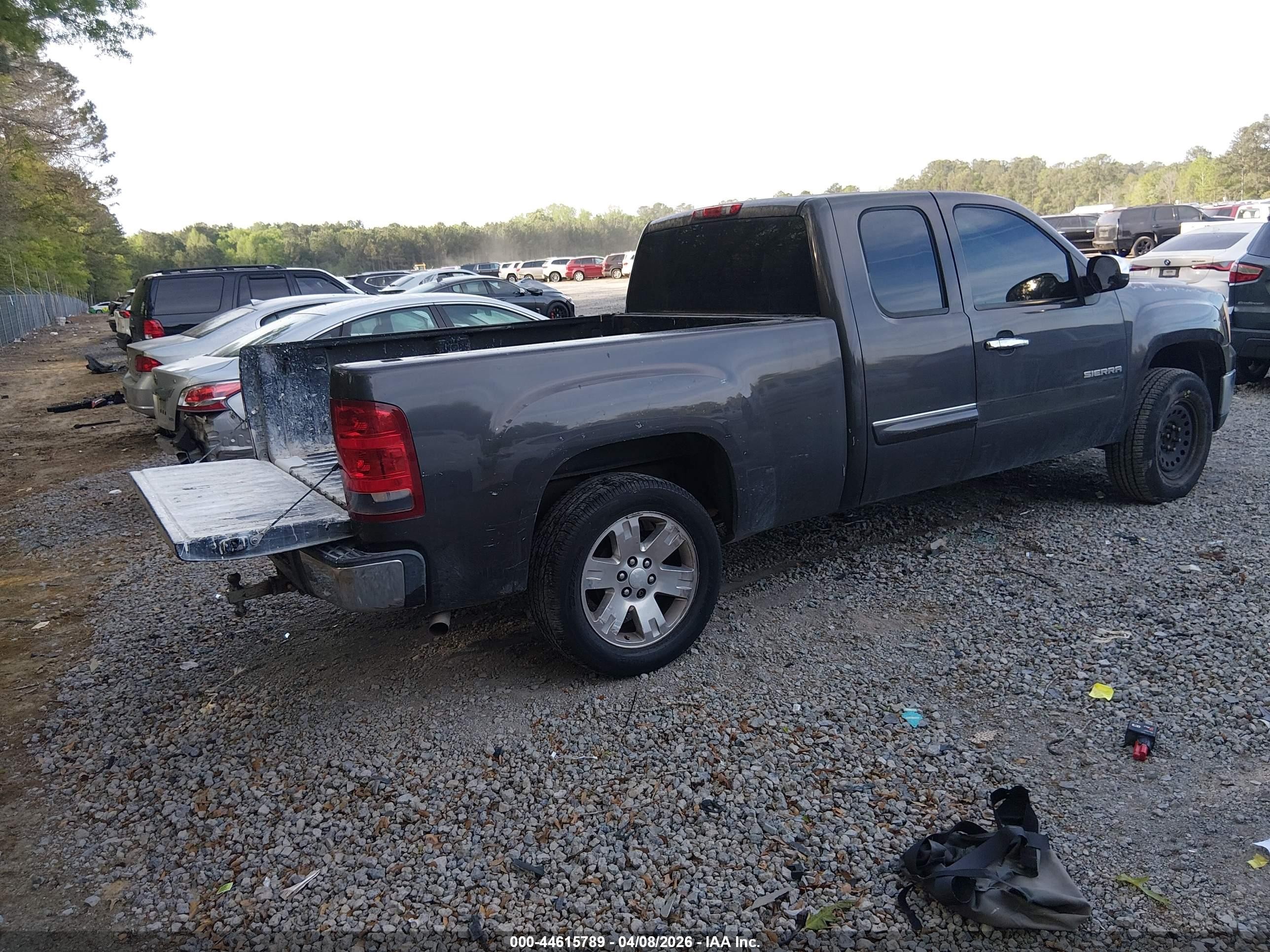 2010 Gmc Sierra 1500 Sle Gray vin: 1GTSCVE08AZ249858