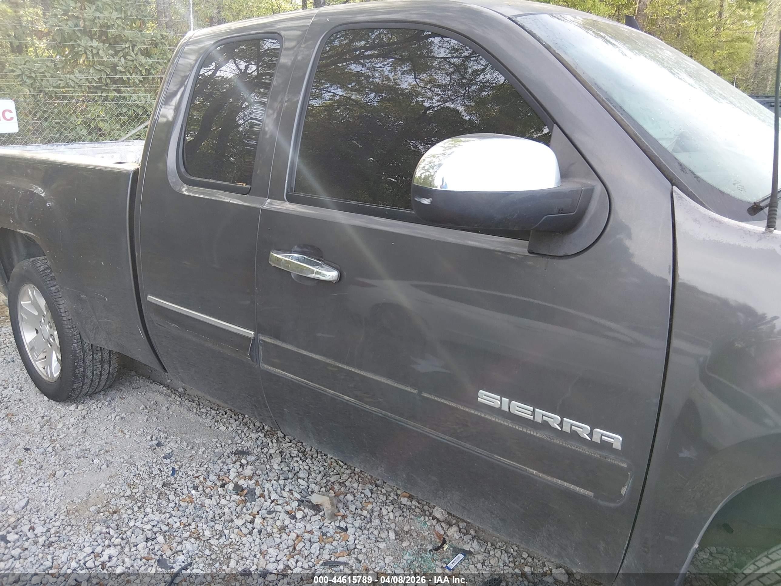 2010 Gmc Sierra 1500 Sle Gray vin: 1GTSCVE08AZ249858