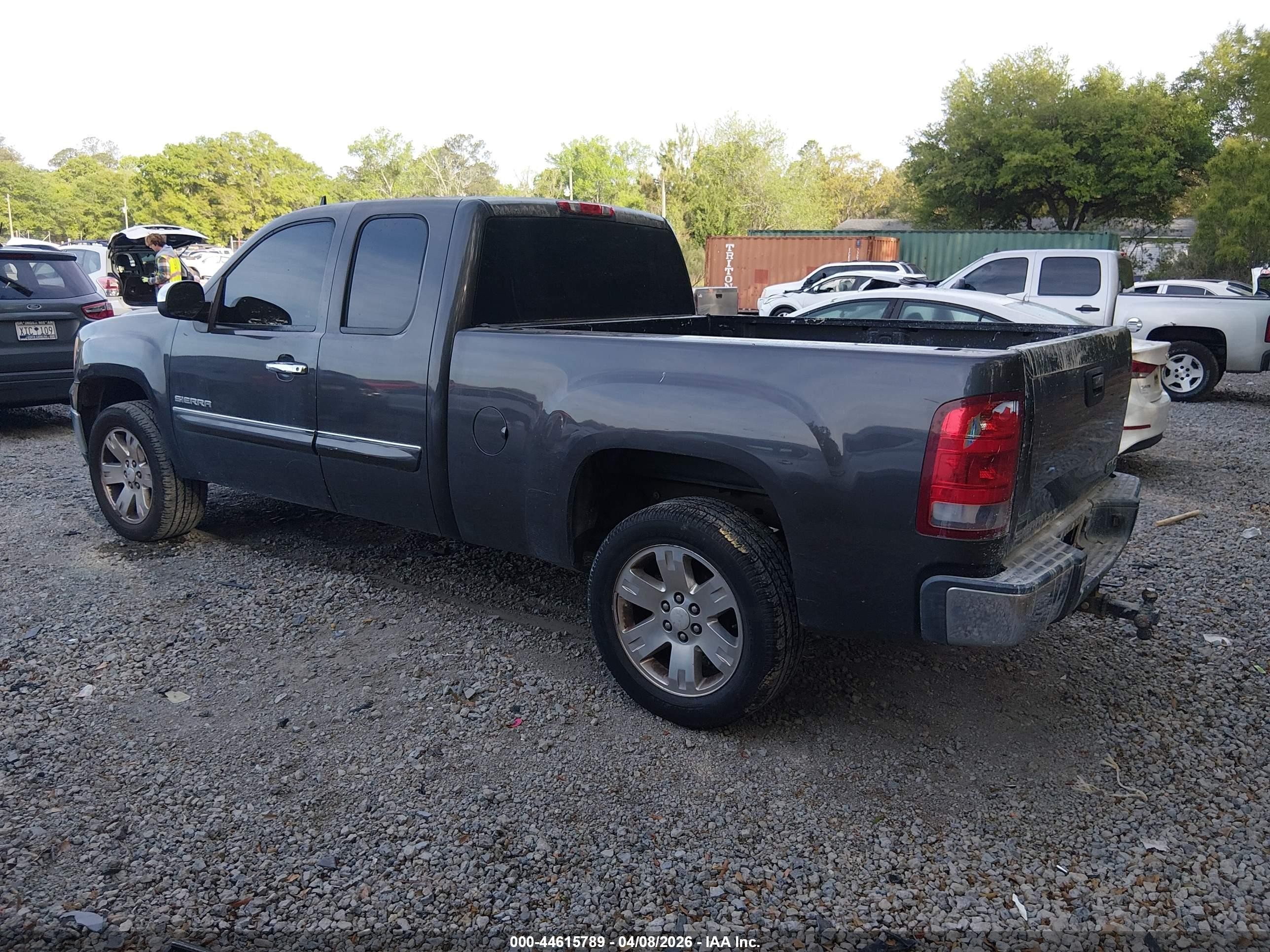 2010 Gmc Sierra 1500 Sle Gray vin: 1GTSCVE08AZ249858