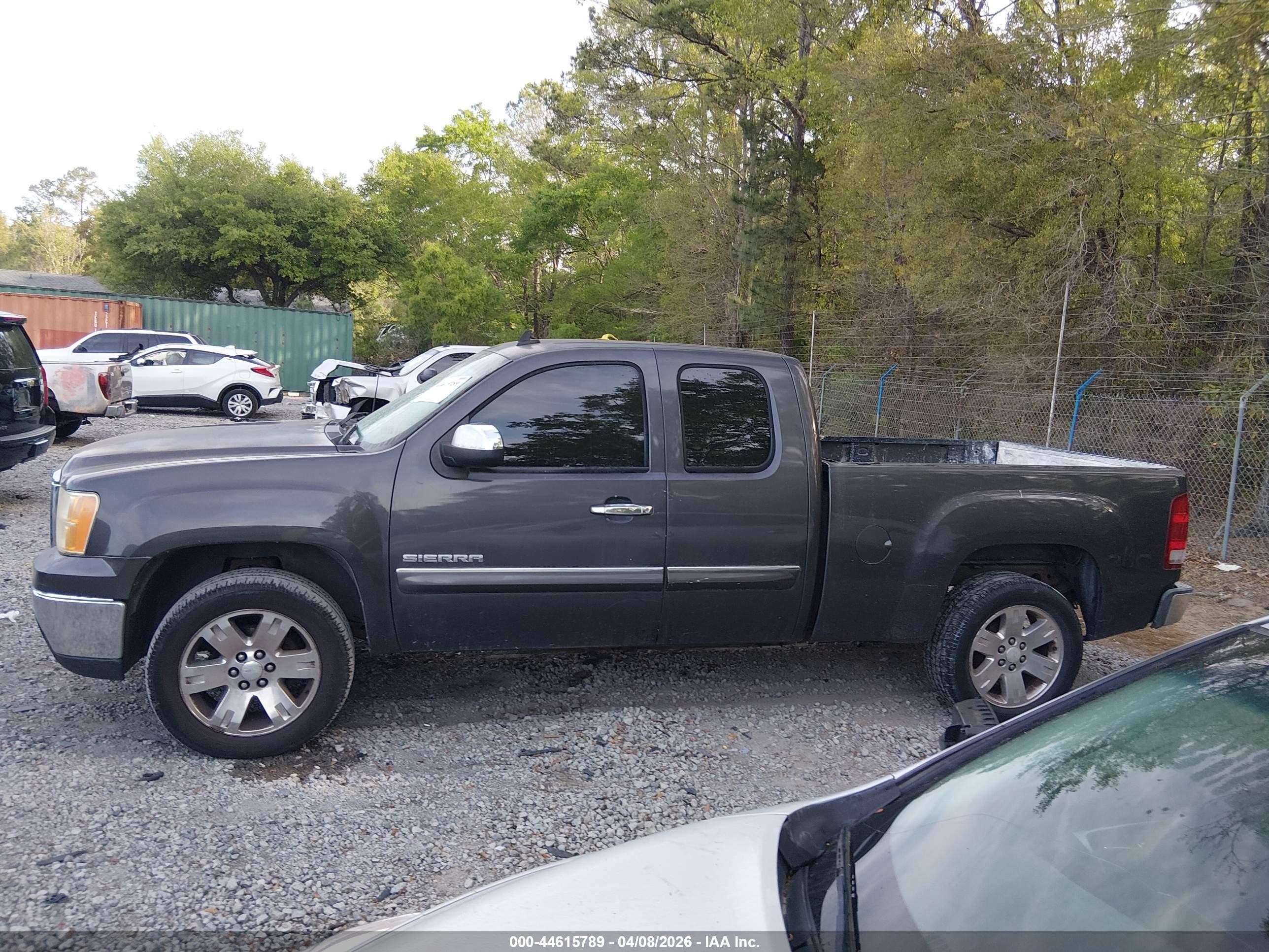 2010 Gmc Sierra 1500 Sle Gray vin: 1GTSCVE08AZ249858