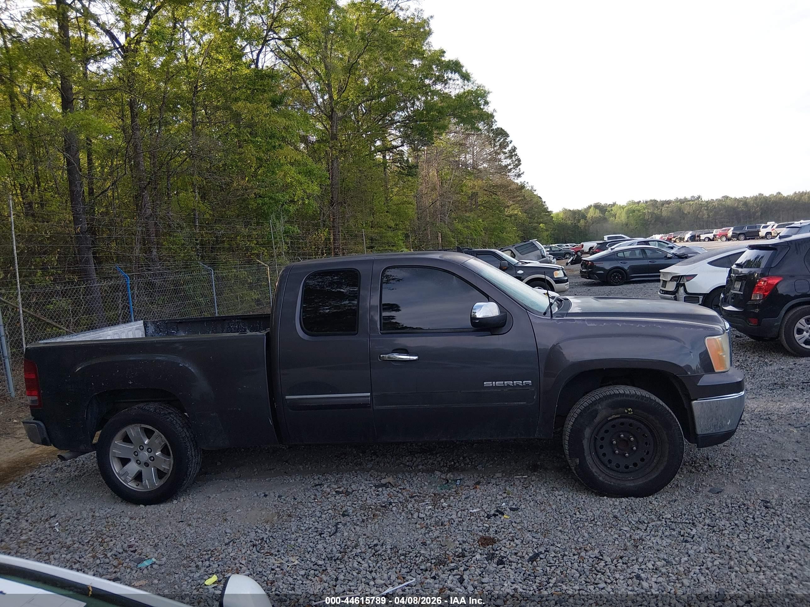 2010 Gmc Sierra 1500 Sle Gray vin: 1GTSCVE08AZ249858