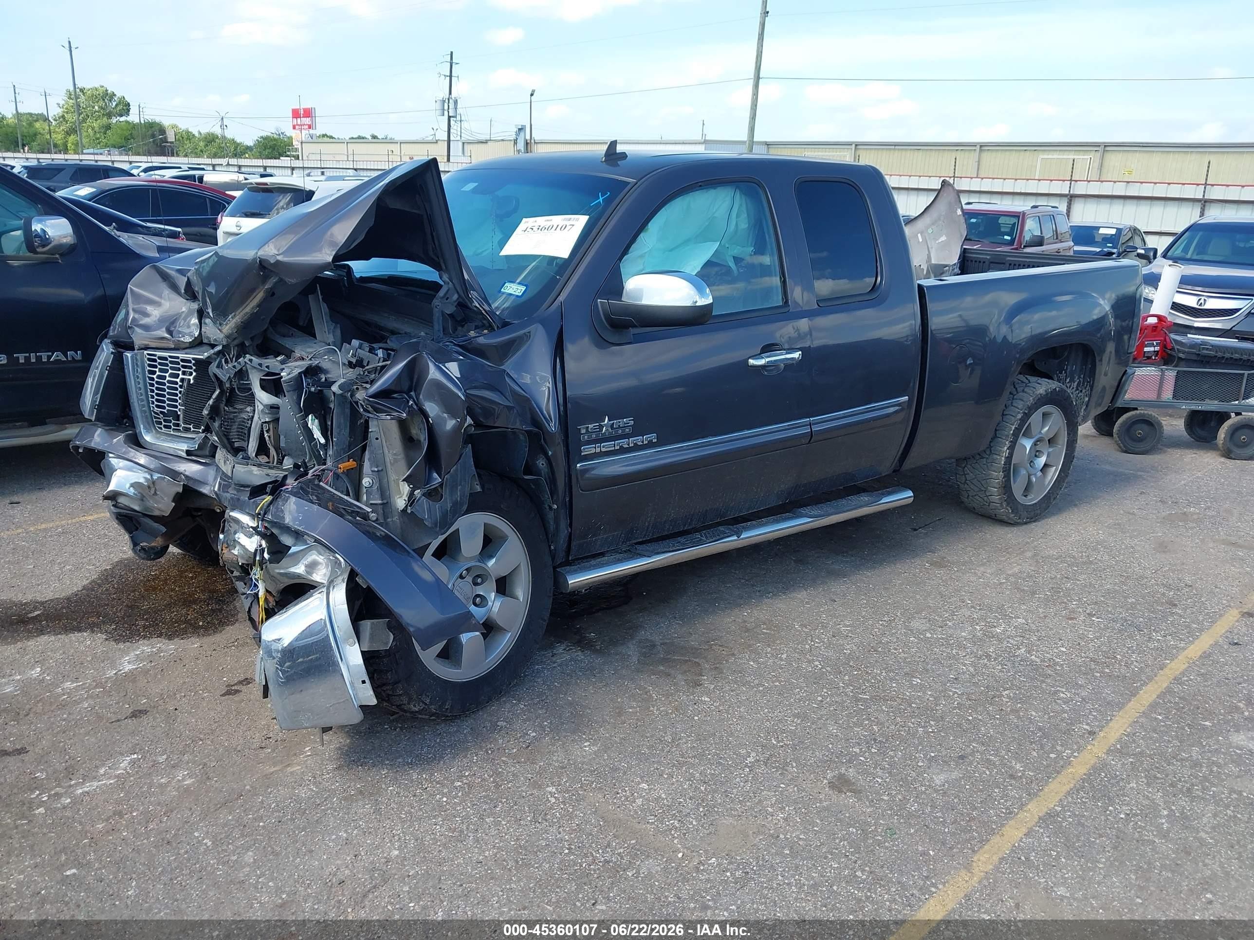 2010 Gmc Sierra 1500 Sle Gray vin: 1GTSCVE0XAZ293389