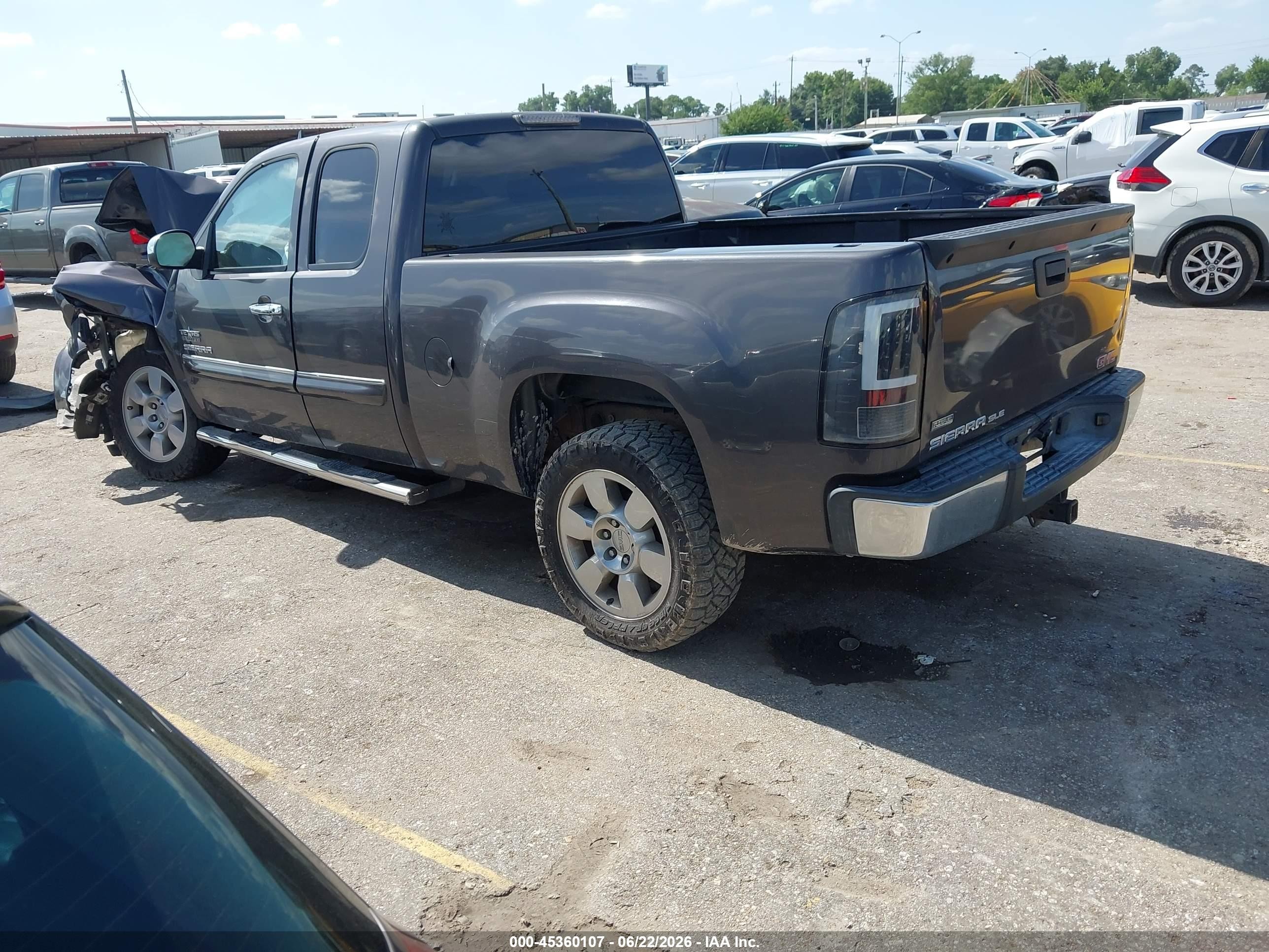 2010 Gmc Sierra 1500 Sle Gray vin: 1GTSCVE0XAZ293389
