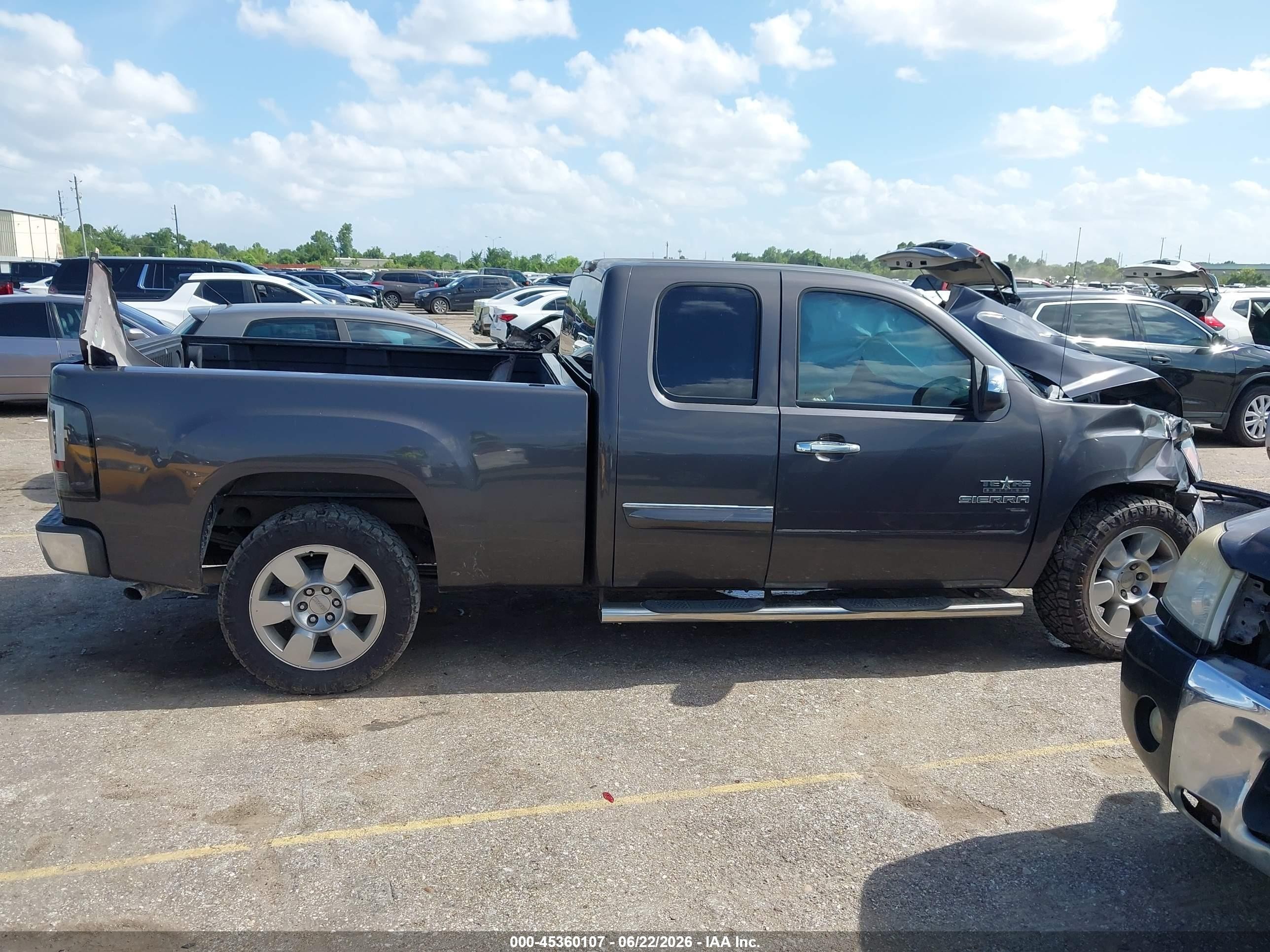 2010 Gmc Sierra 1500 Sle Gray vin: 1GTSCVE0XAZ293389