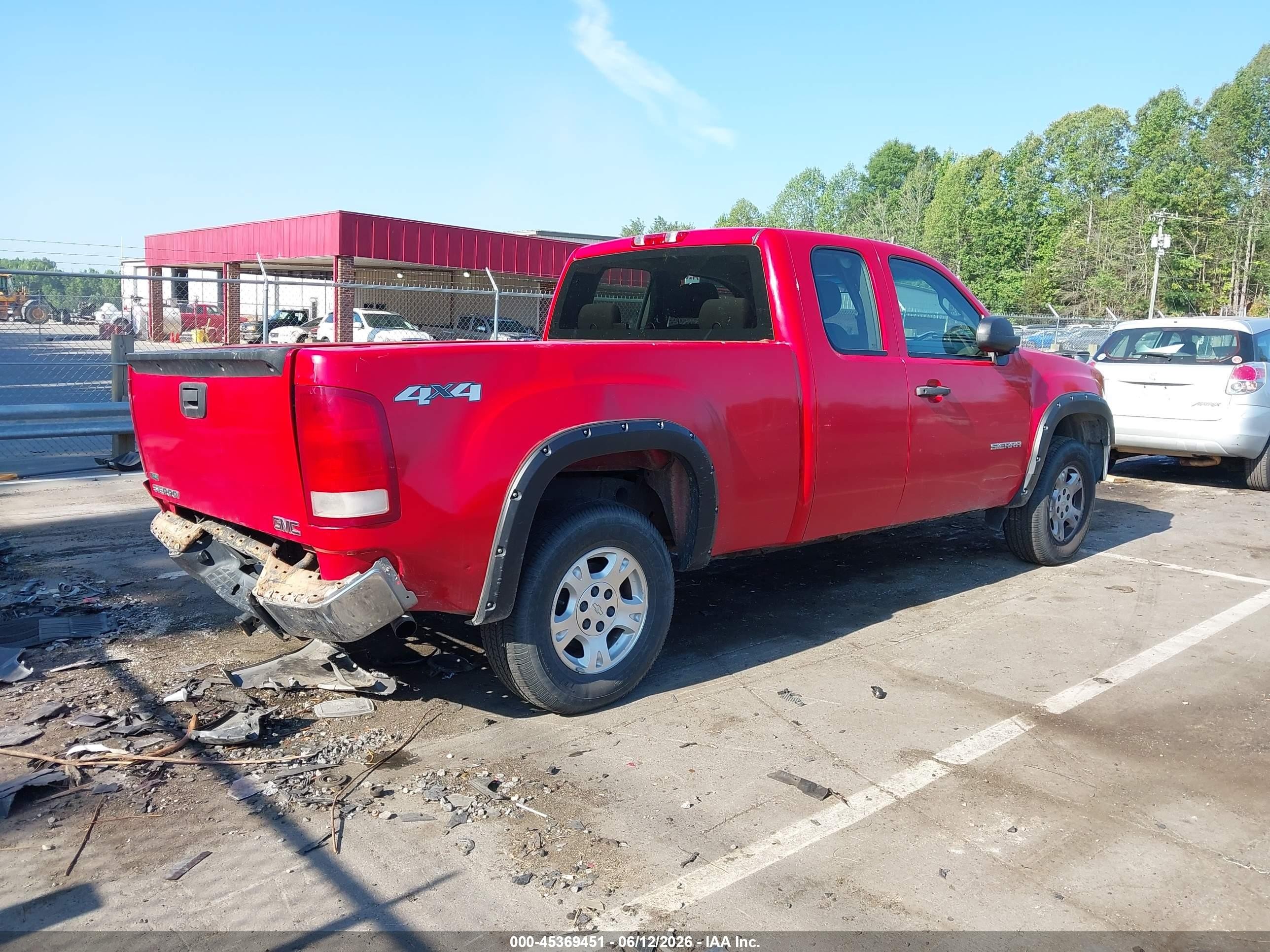 2010 Gmc Sierra 1500 Work Truck Red vin: 1GTSKTE32AZ239456