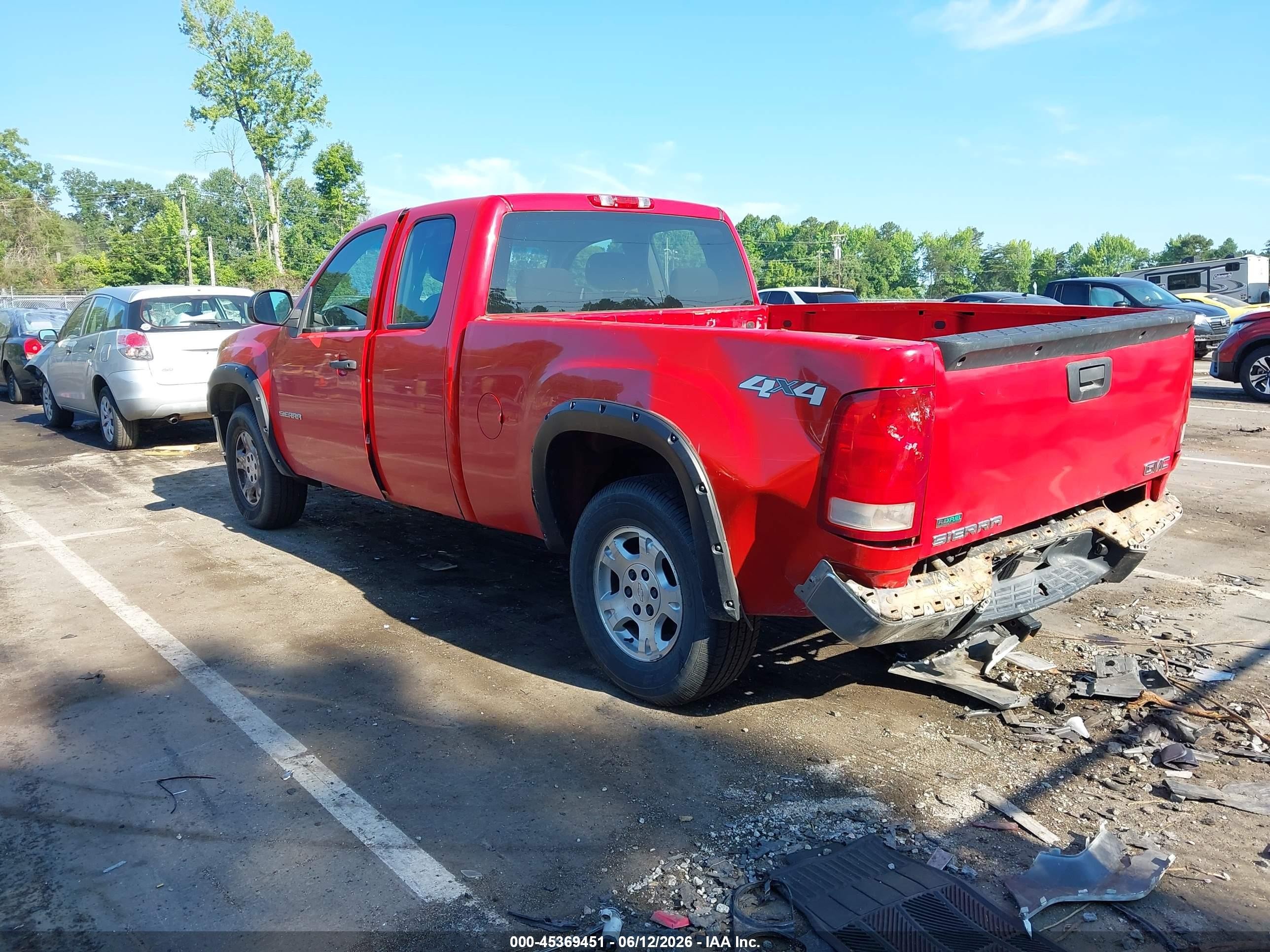 2010 Gmc Sierra 1500 Work Truck Red vin: 1GTSKTE32AZ239456