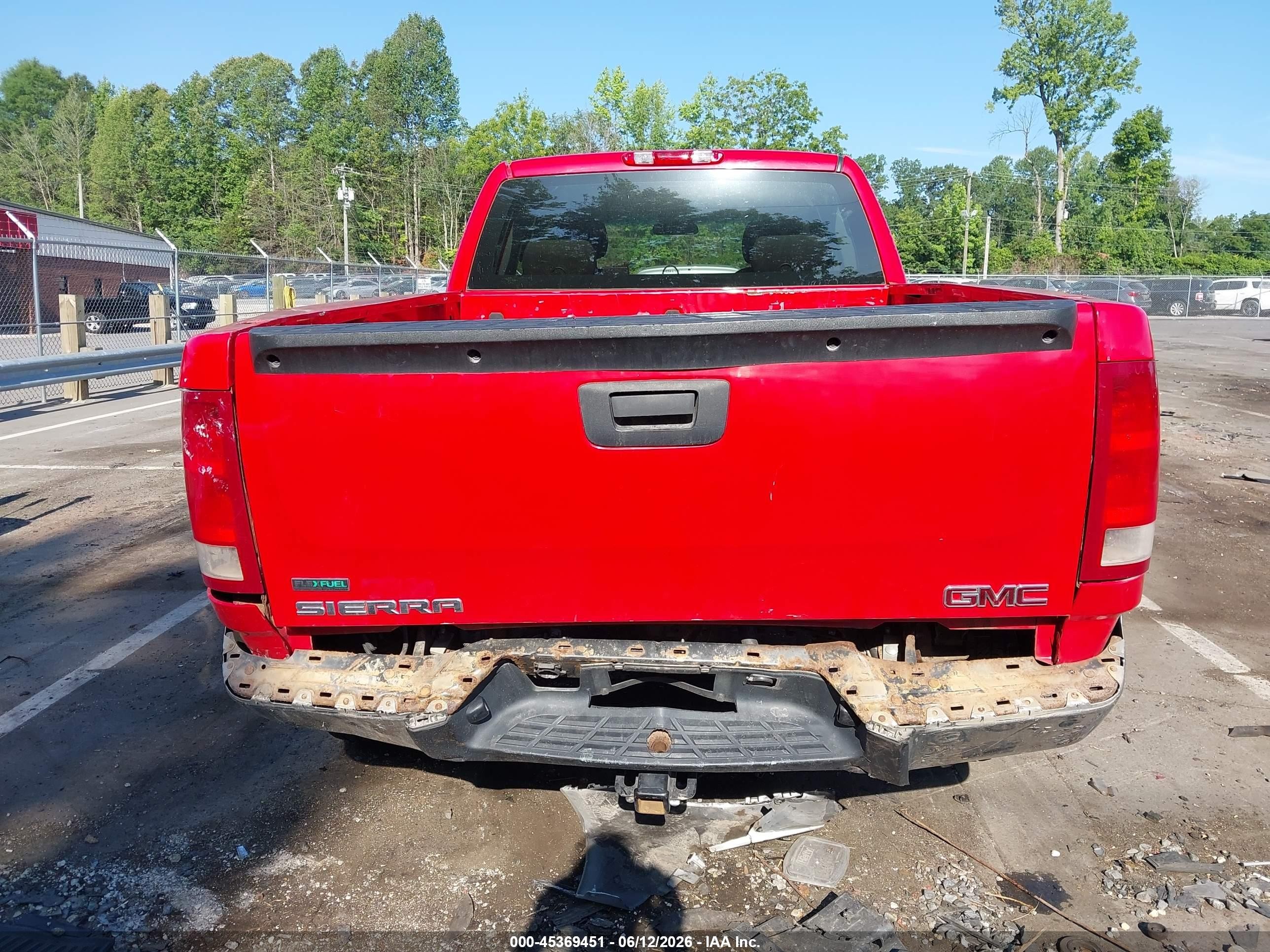 2010 Gmc Sierra 1500 Work Truck Red vin: 1GTSKTE32AZ239456