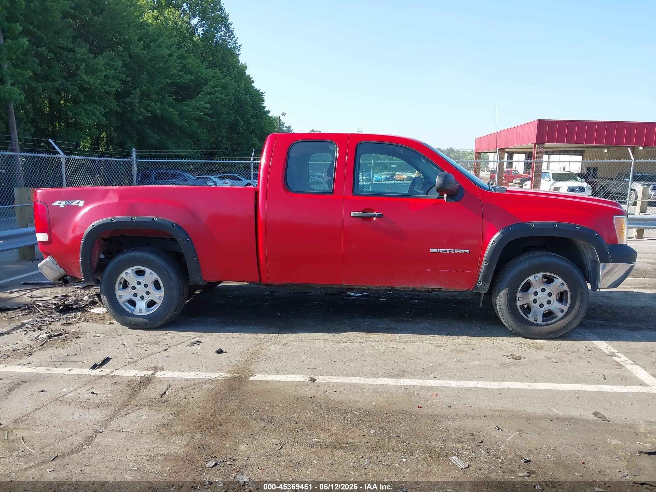 2010 Gmc Sierra 1500 Work Truck Red vin: 1GTSKTE32AZ239456