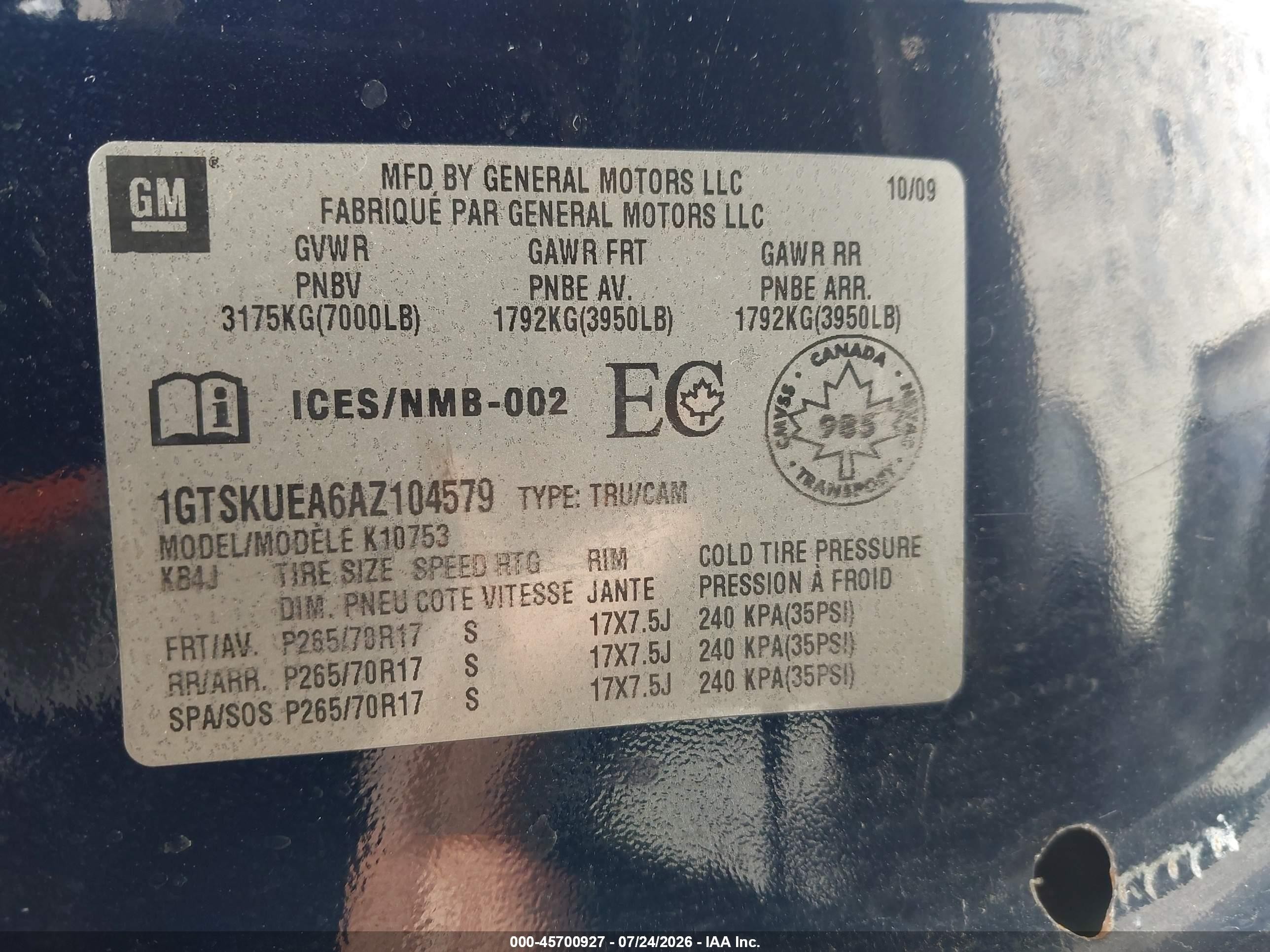2010 Gmc Sierra 1500 Sl Синий vin: 1GTSKUEA6AZ104579
