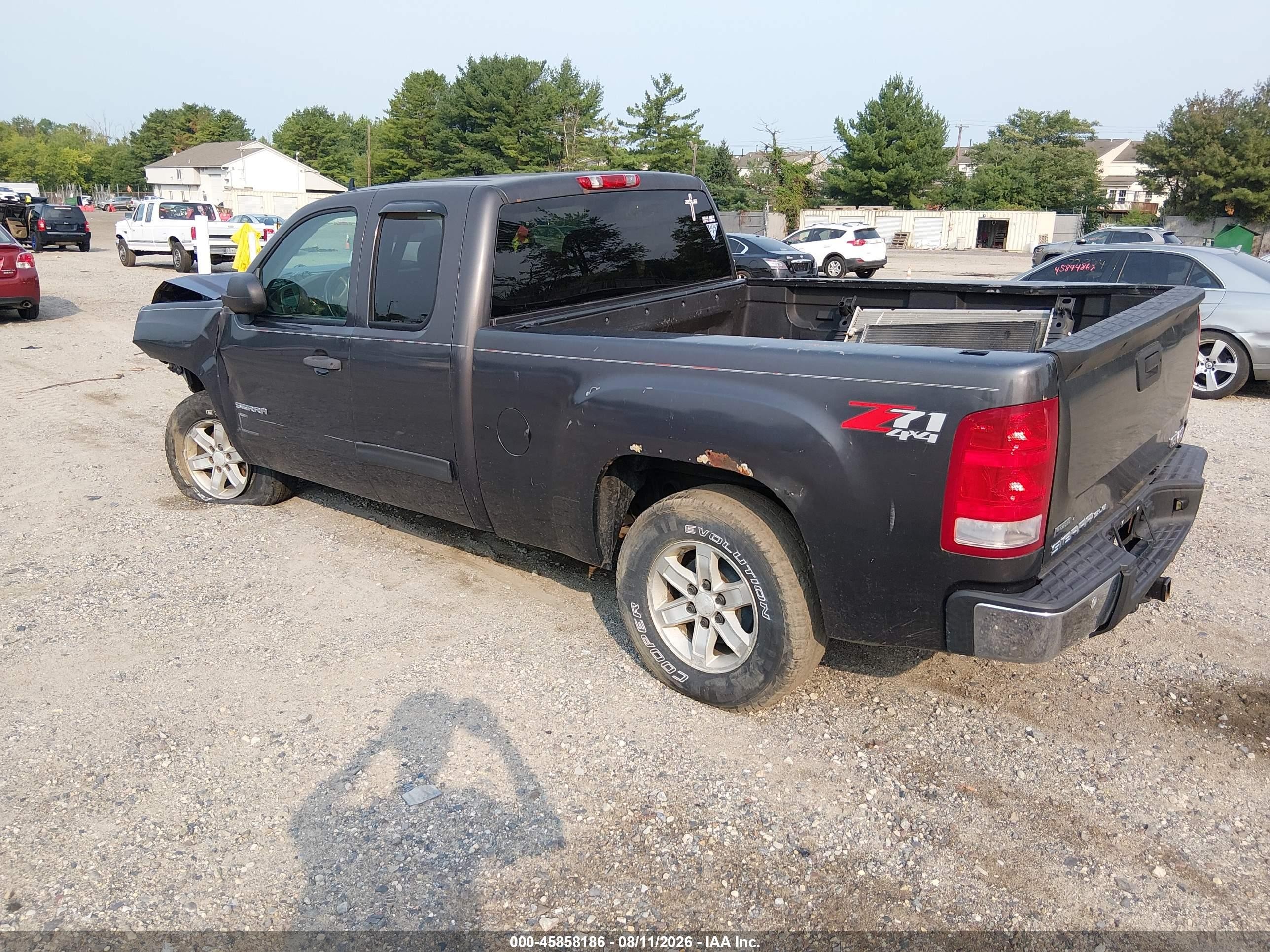 2010 Gmc Sierra 1500 Sle Gray vin: 1GTSKVE30AZ149038