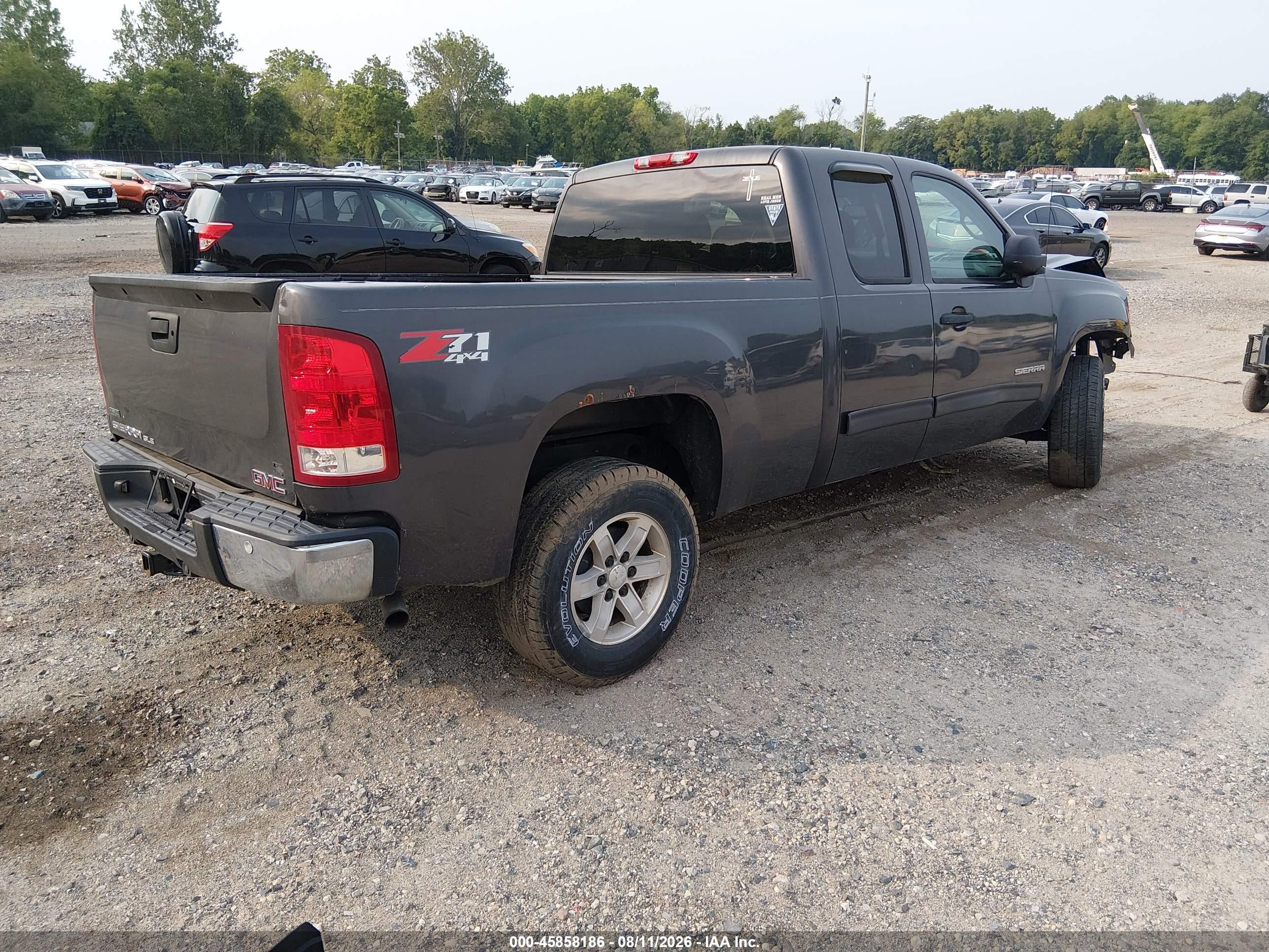 2010 Gmc Sierra 1500 Sle Gray vin: 1GTSKVE30AZ149038