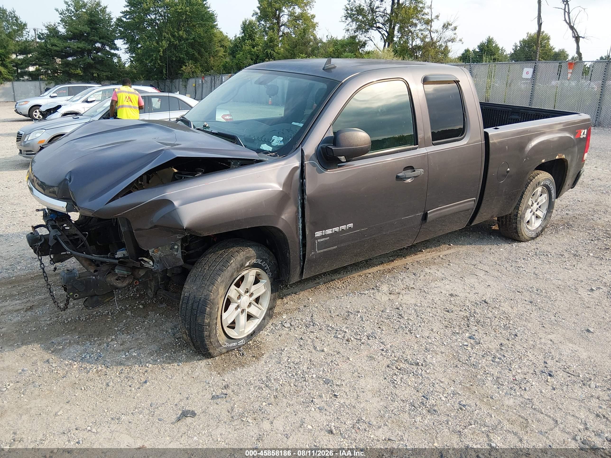 2010 Gmc Sierra 1500 Sle Gray vin: 1GTSKVE30AZ149038