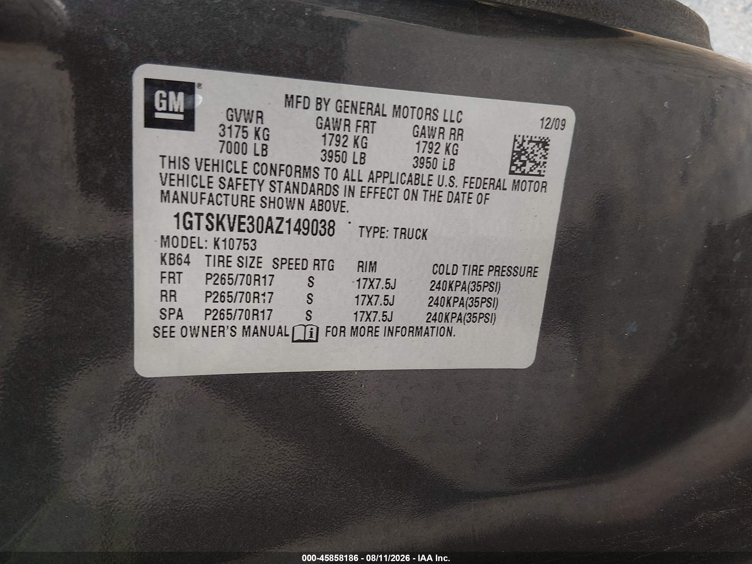 2010 Gmc Sierra 1500 Sle Gray vin: 1GTSKVE30AZ149038