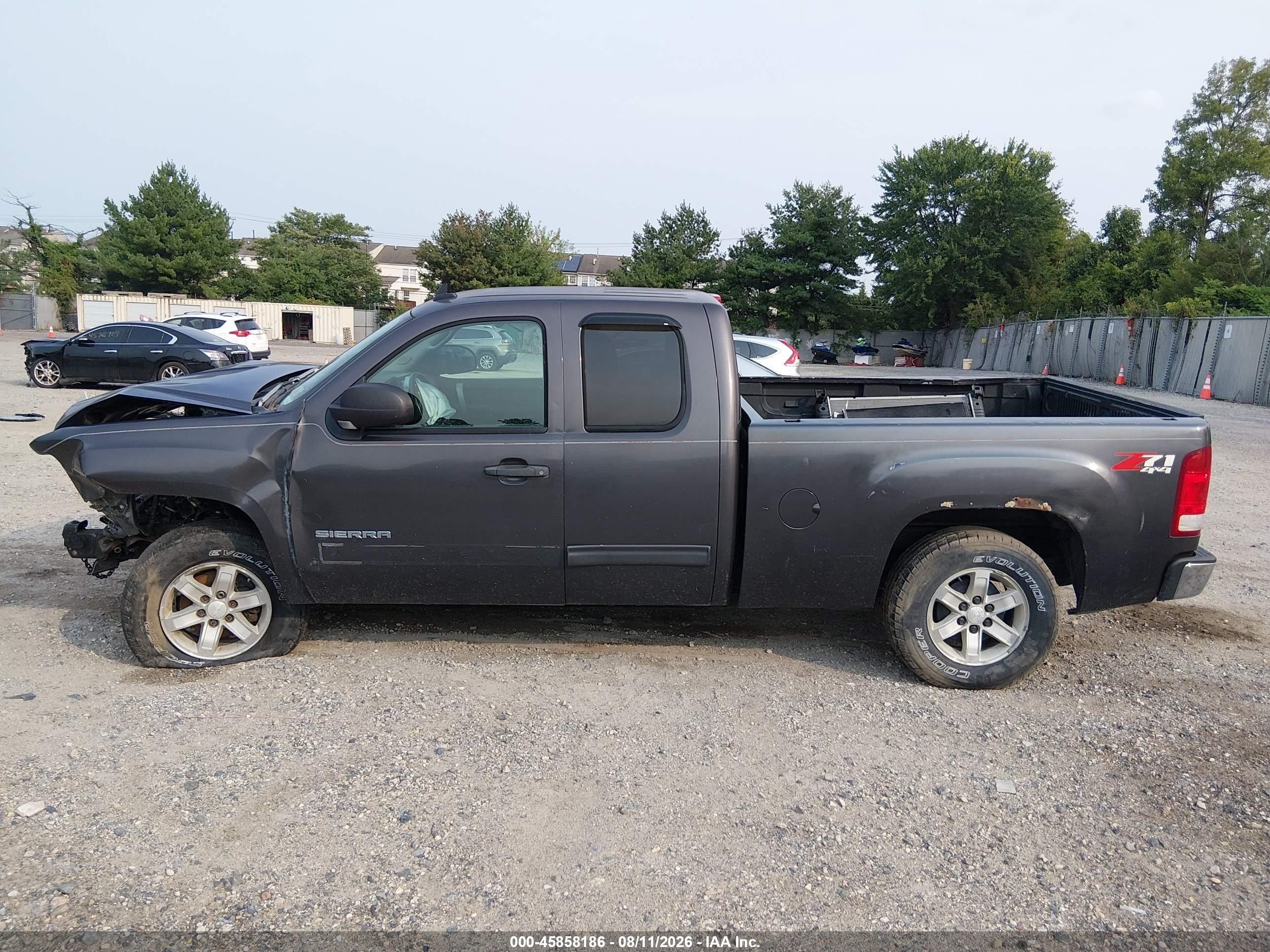 2010 Gmc Sierra 1500 Sle Gray vin: 1GTSKVE30AZ149038
