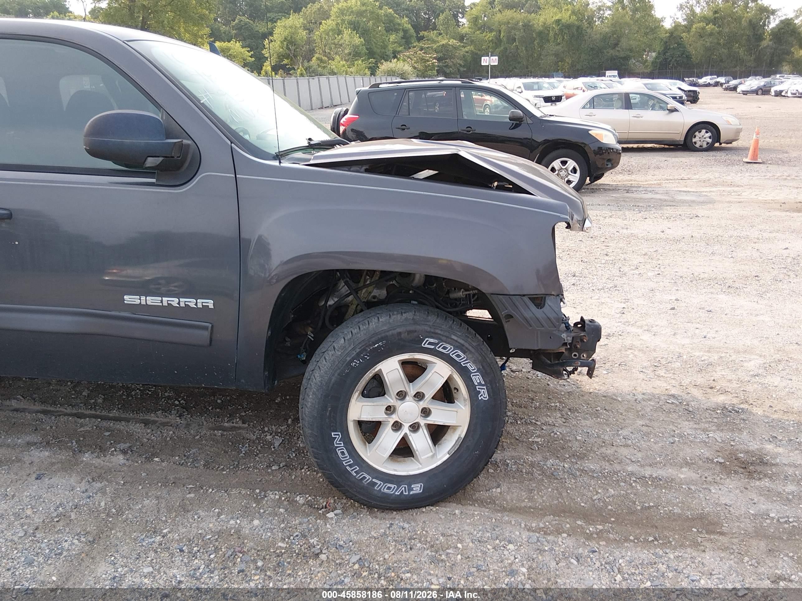 2010 Gmc Sierra 1500 Sle Gray vin: 1GTSKVE30AZ149038