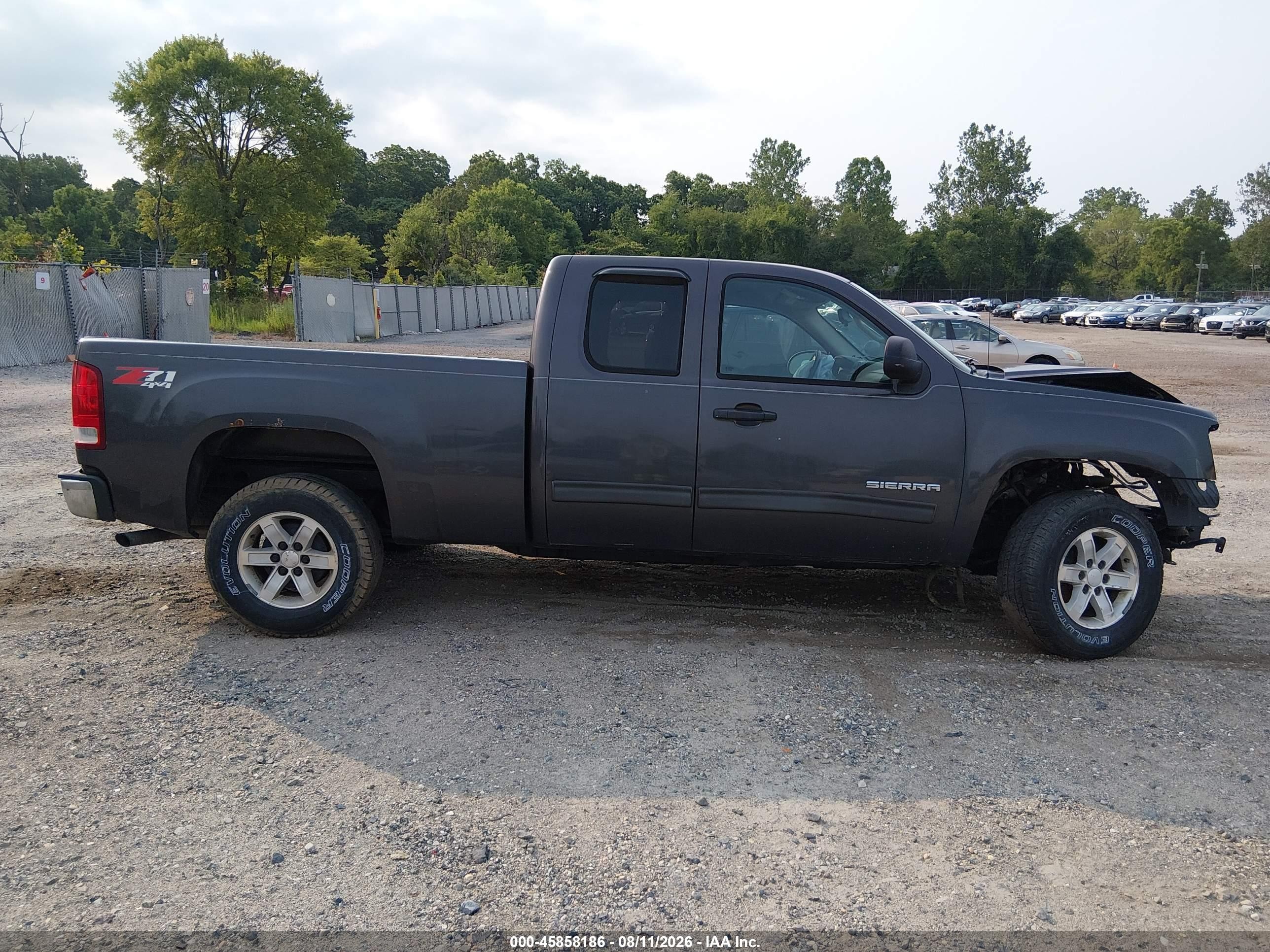 2010 Gmc Sierra 1500 Sle Gray vin: 1GTSKVE30AZ149038