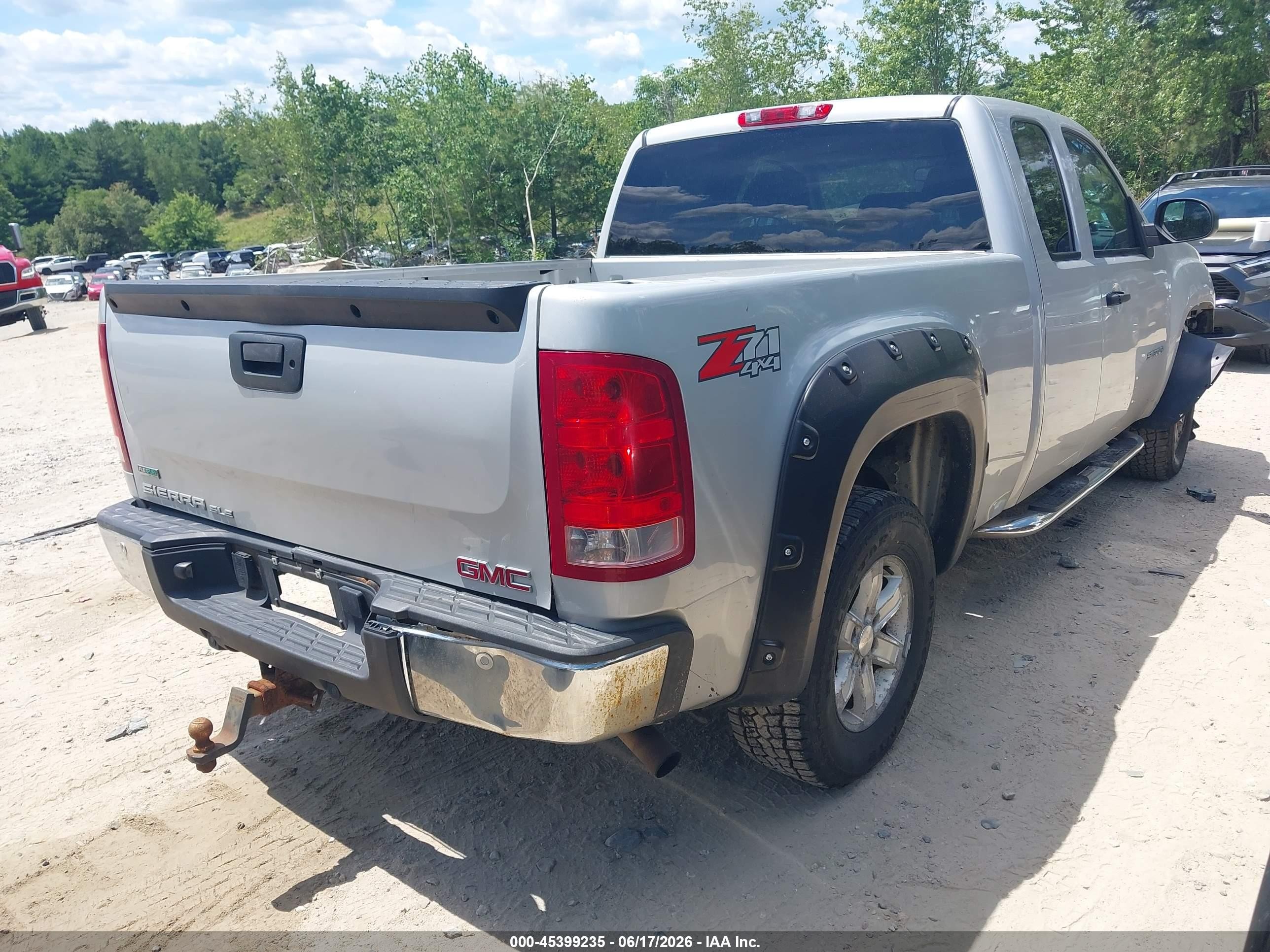 2010 Gmc Sierra 1500 Sle Silver vin: 1GTSKVE31AZ156614