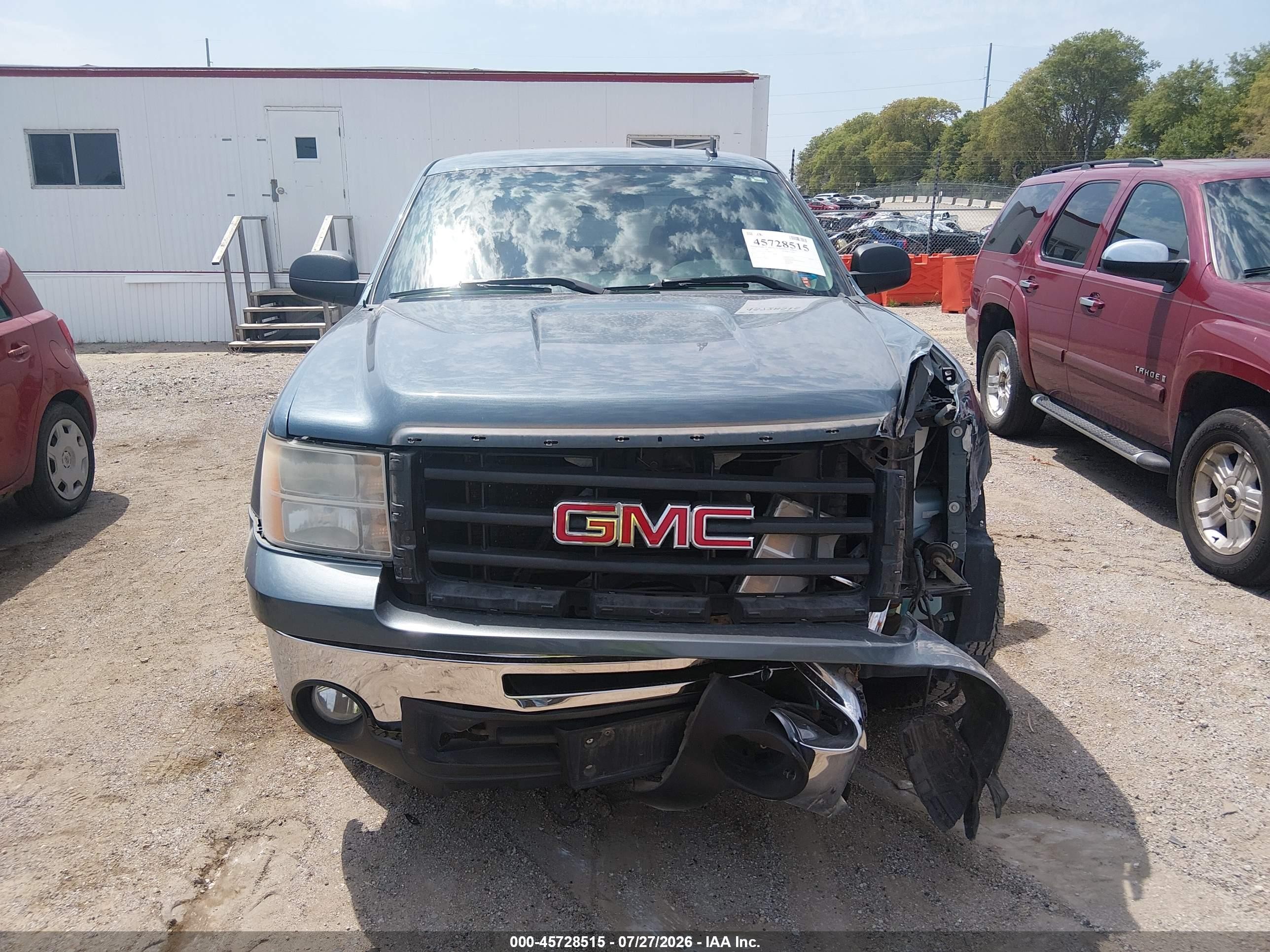 2010 Gmc Sierra 1500 Sle Blue vin: 1GTSKVE32AZ206095