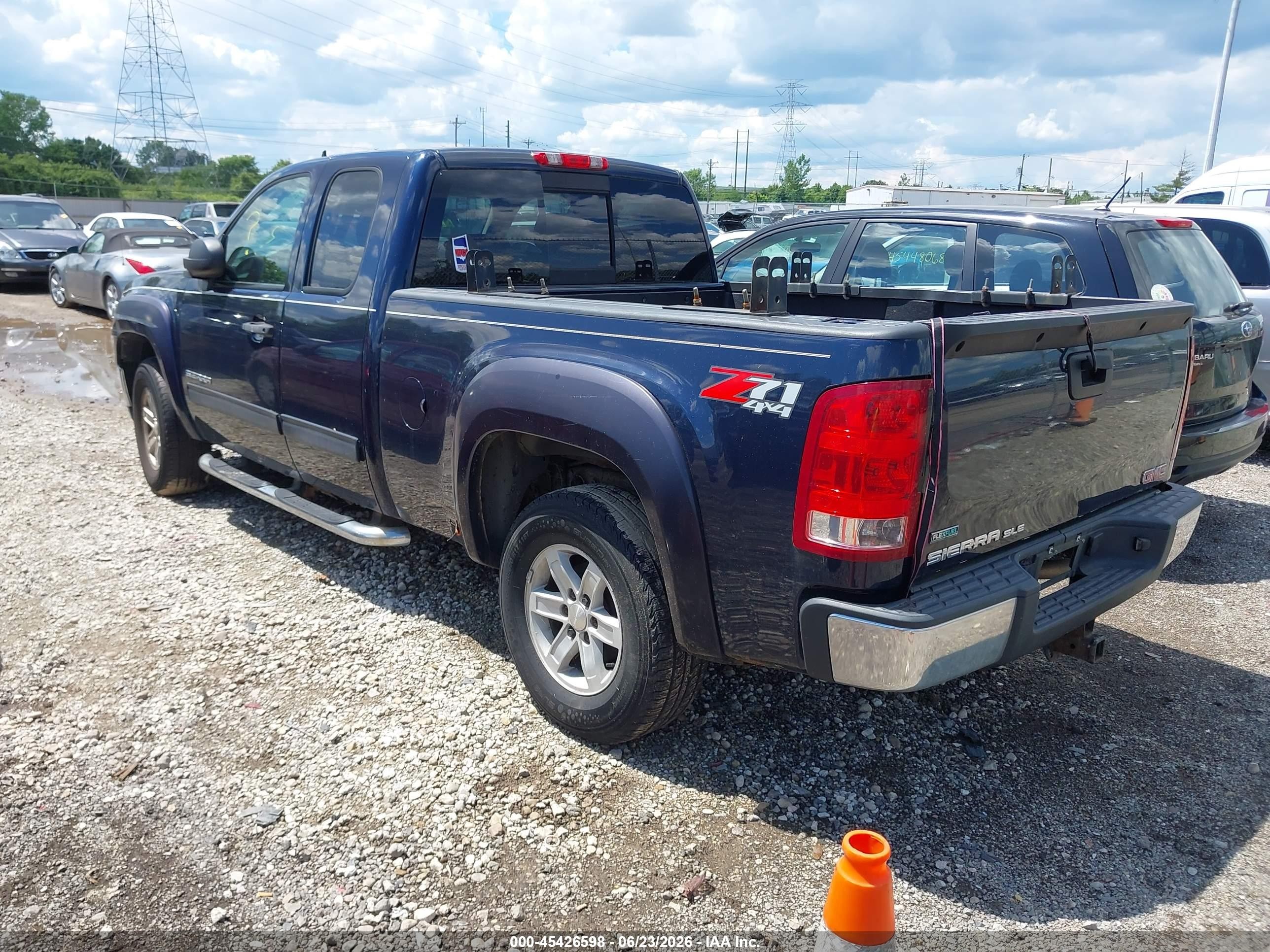 2010 Gmc Sierra 1500 Sle Dark Blue vin: 1GTSKVE32AZ237833