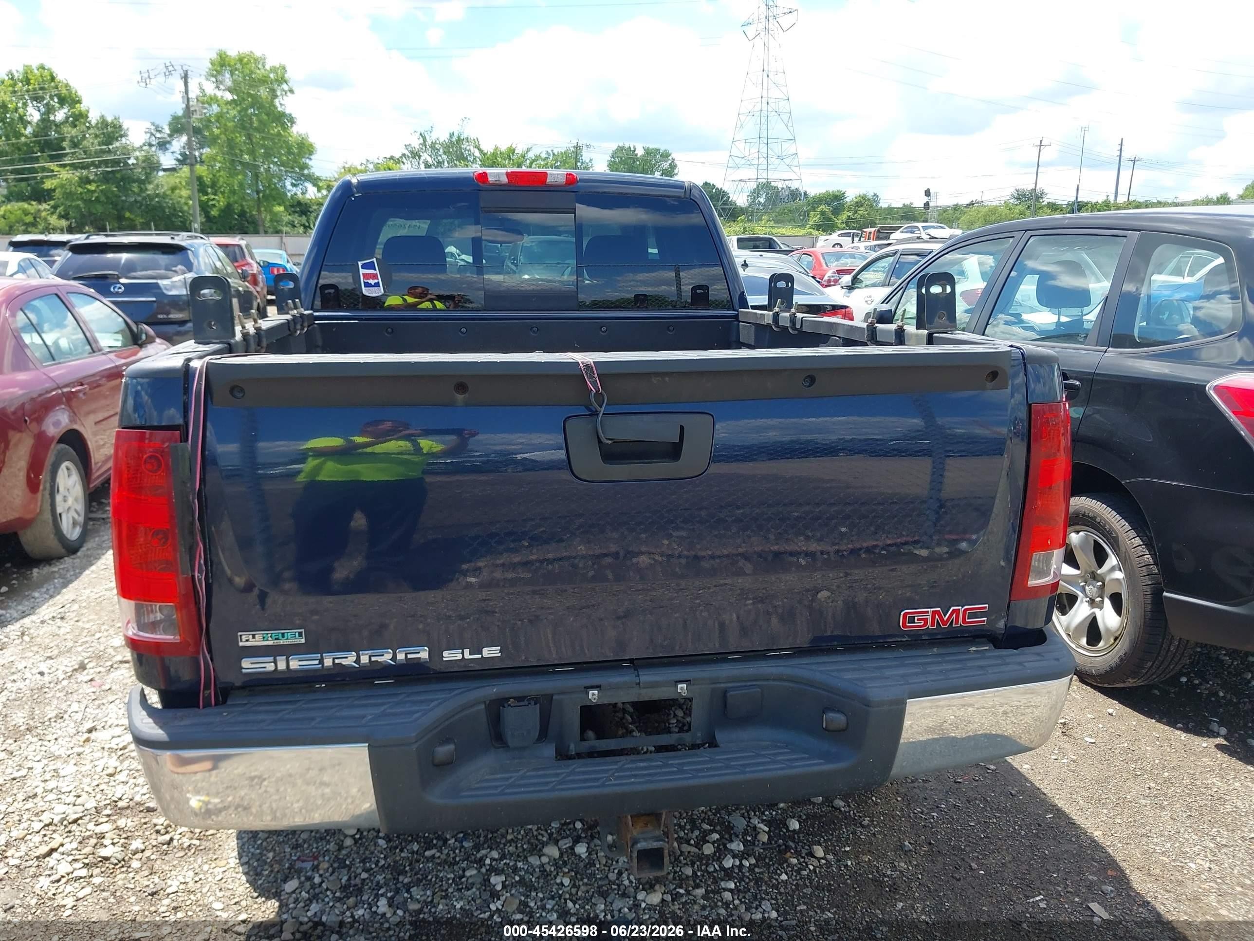 2010 Gmc Sierra 1500 Sle Dark Blue vin: 1GTSKVE32AZ237833