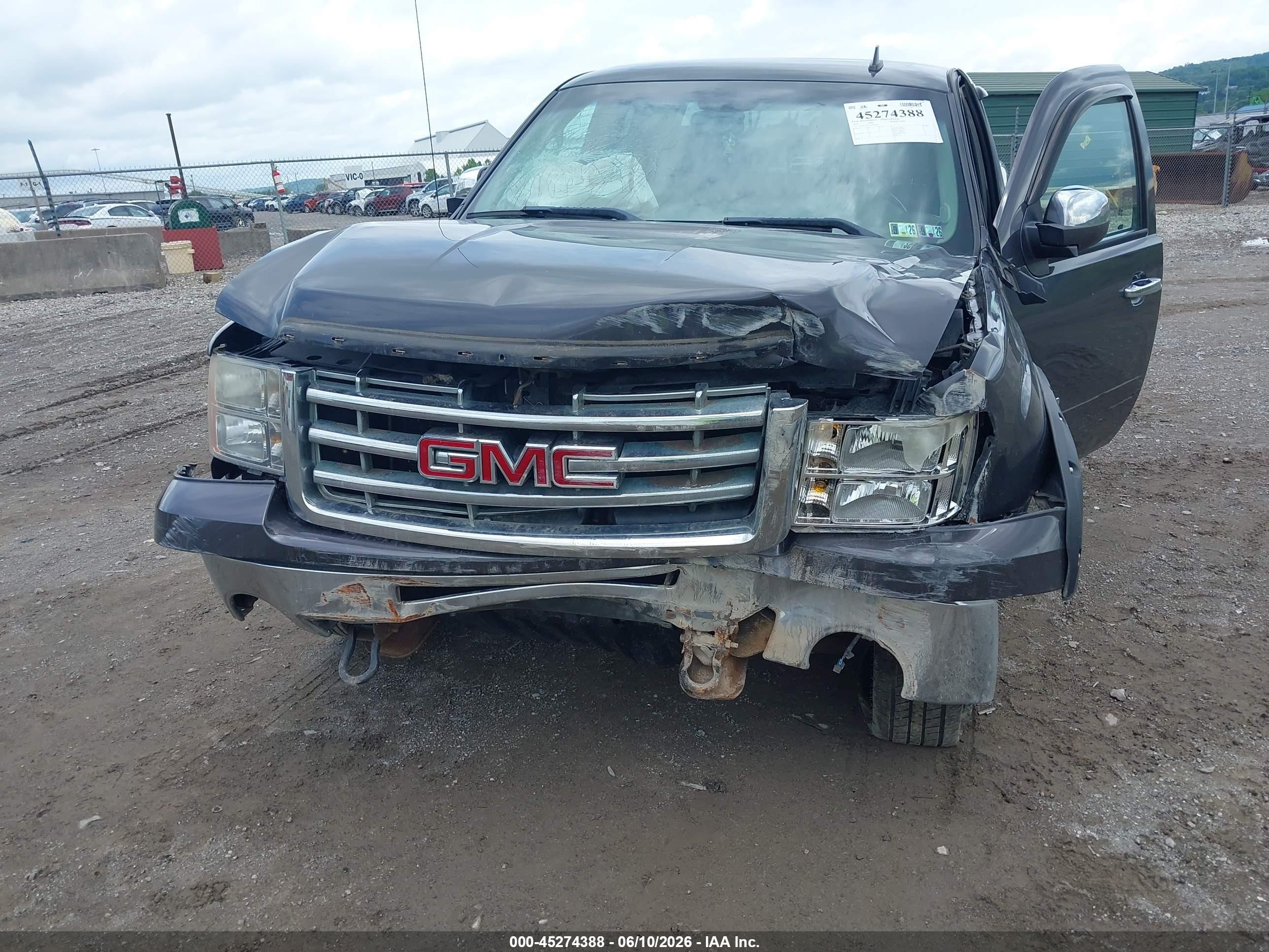 2010 Gmc Sierra 1500 Sle Black vin: 1GTSKVE32AZ288409