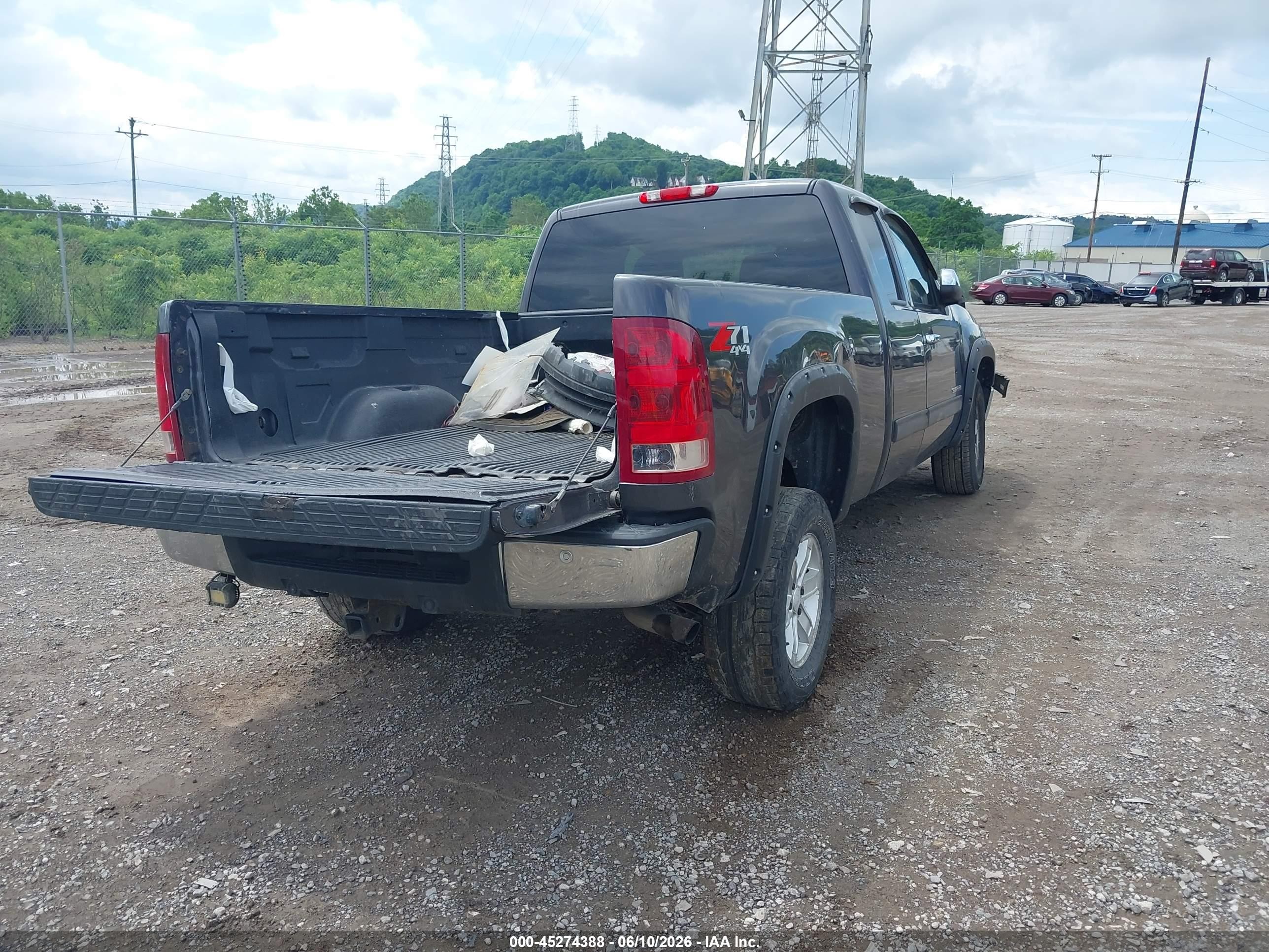 2010 Gmc Sierra 1500 Sle Black vin: 1GTSKVE32AZ288409
