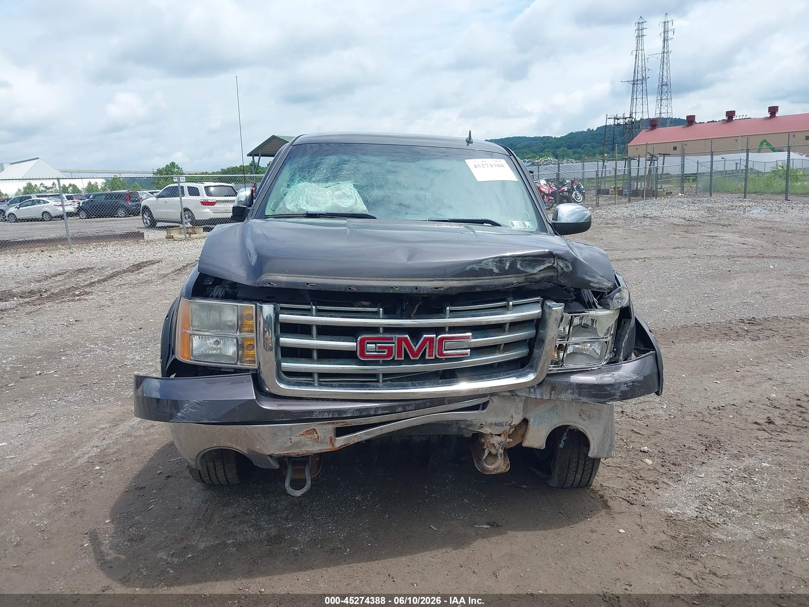 2010 Gmc Sierra 1500 Sle Black vin: 1GTSKVE32AZ288409