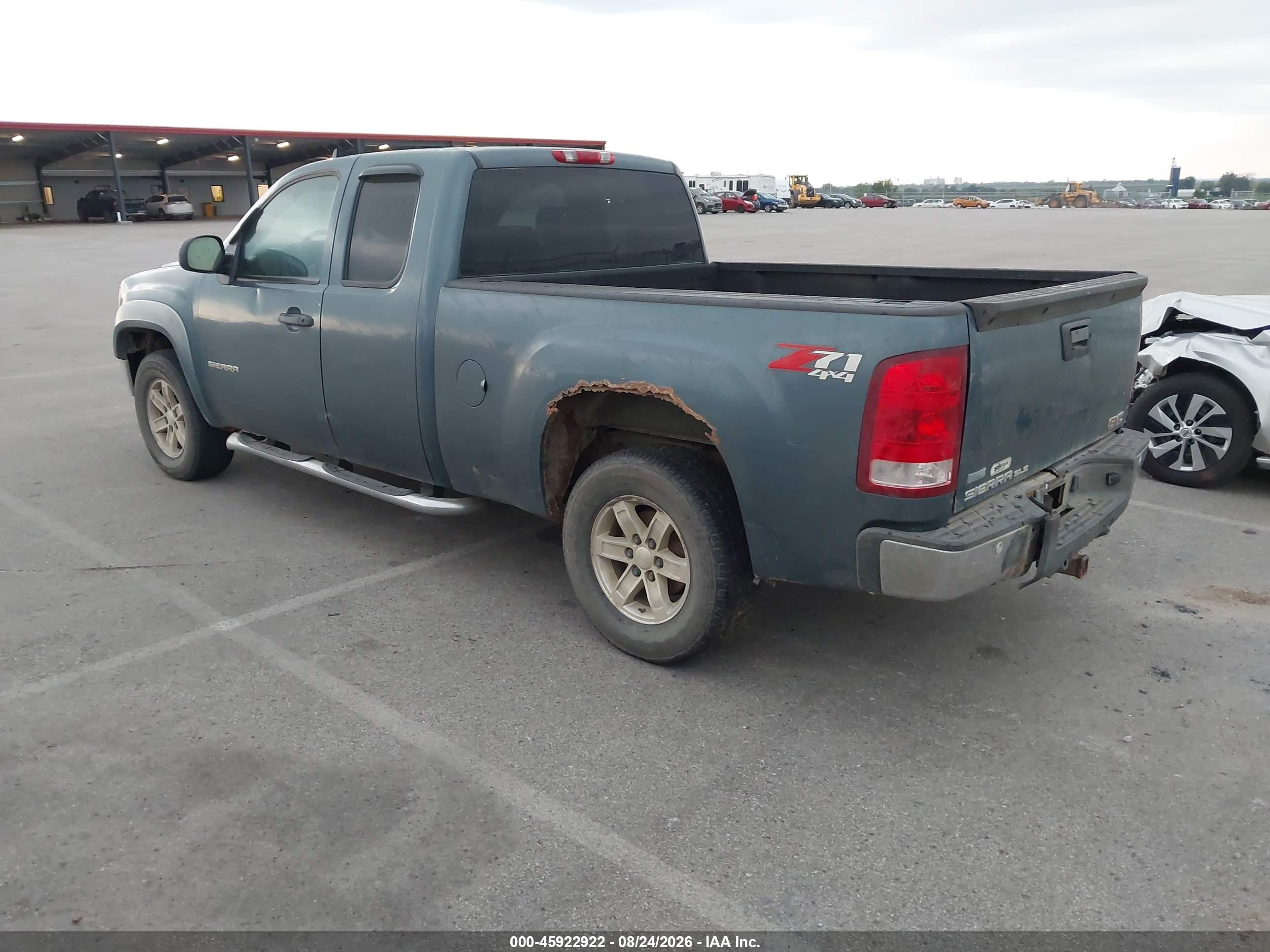 2010 Gmc Sierra 1500 Sle Blue vin: 1GTSKVE33AZ164536