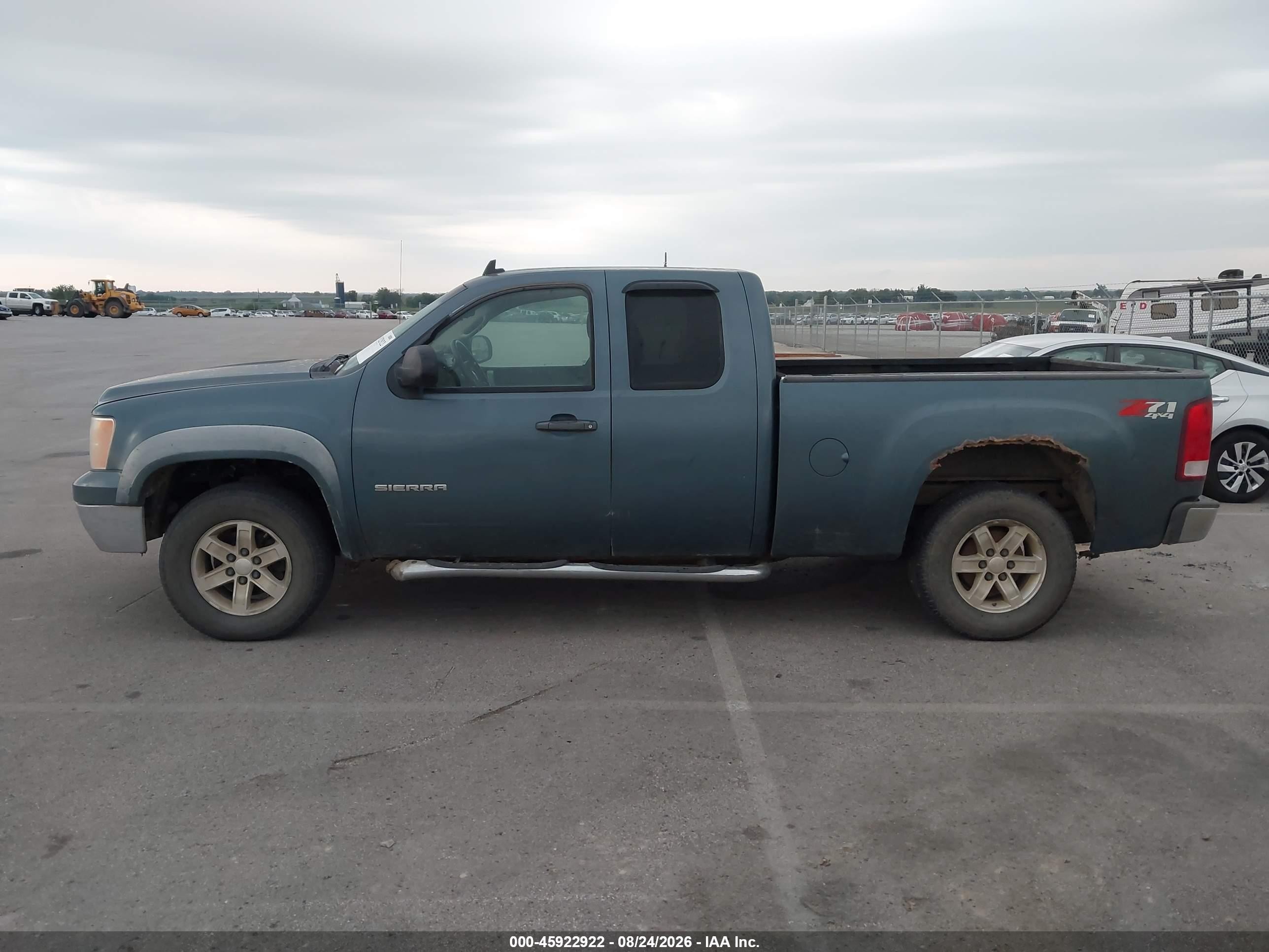 2010 Gmc Sierra 1500 Sle Blue vin: 1GTSKVE33AZ164536