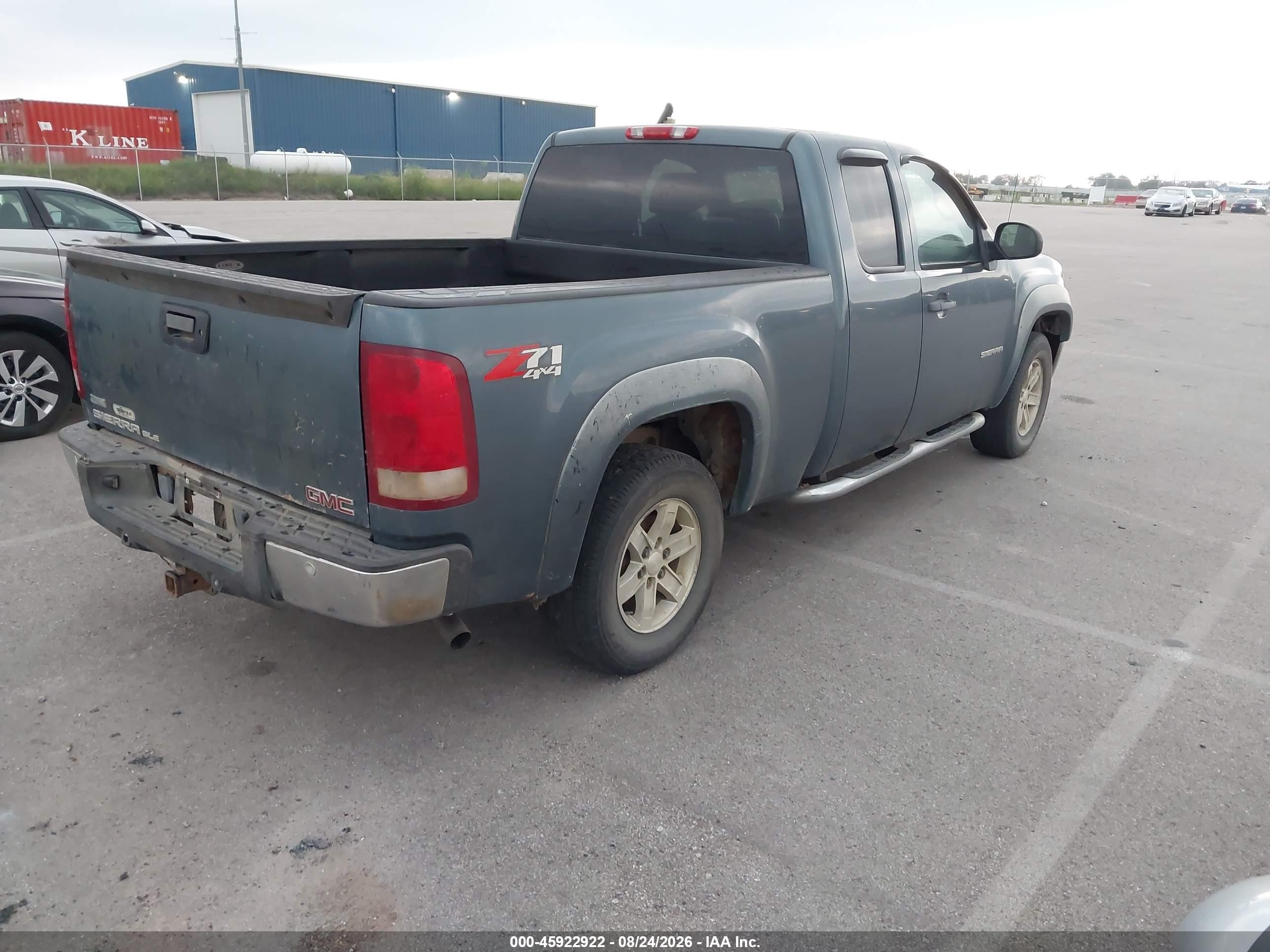 2010 Gmc Sierra 1500 Sle Blue vin: 1GTSKVE33AZ164536