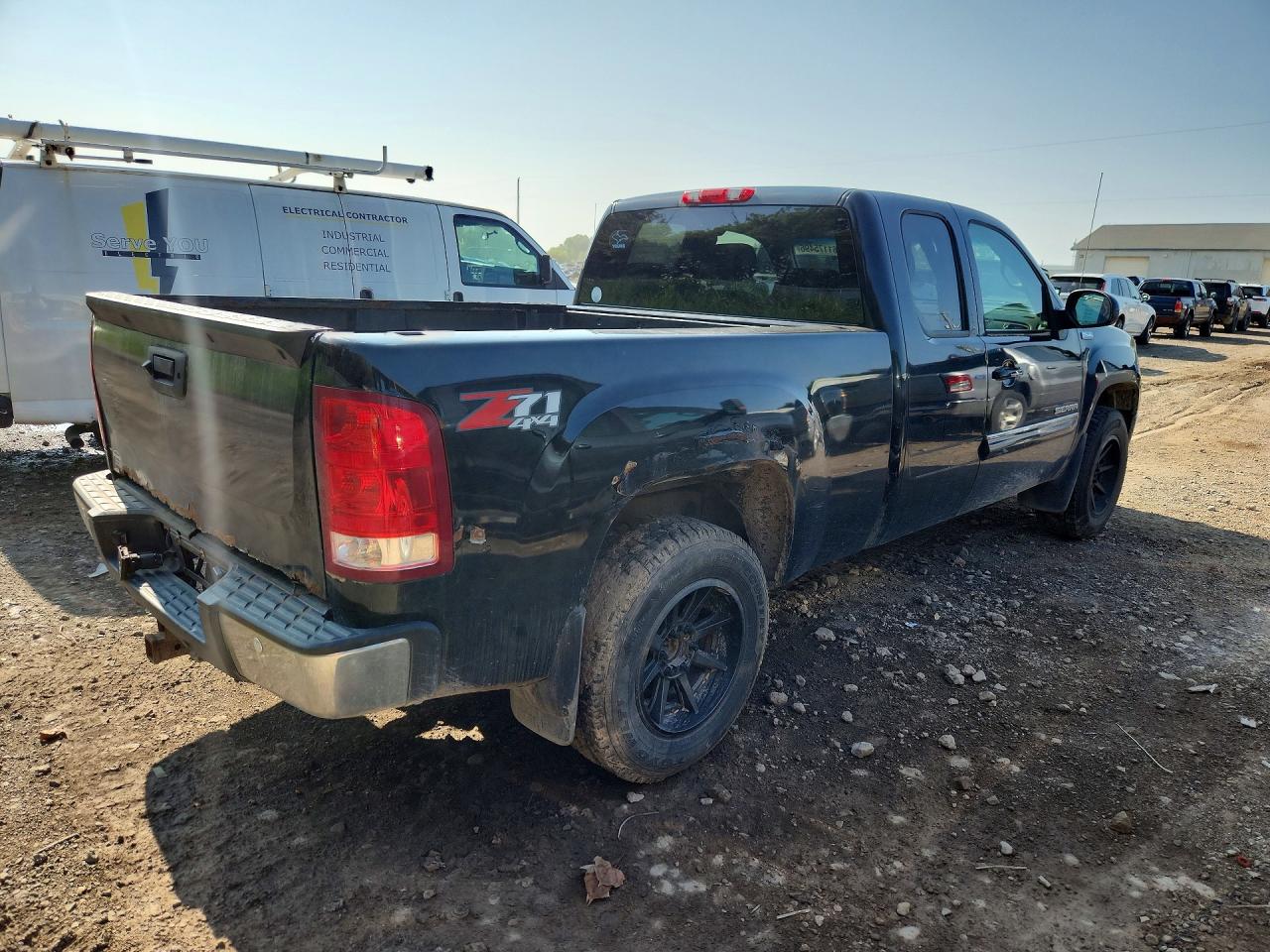 2010 Gmc Sierra K1500 Sle Black vin: 1GTSKVE33AZ178789