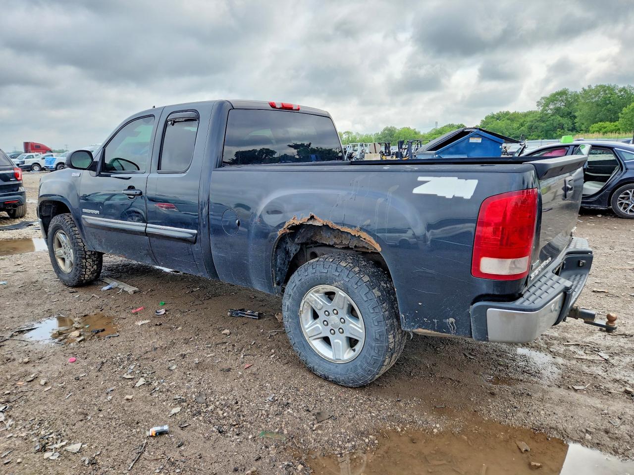 2010 Gmc Sierra K1500 Sle Black vin: 1GTSKVE33AZ194183