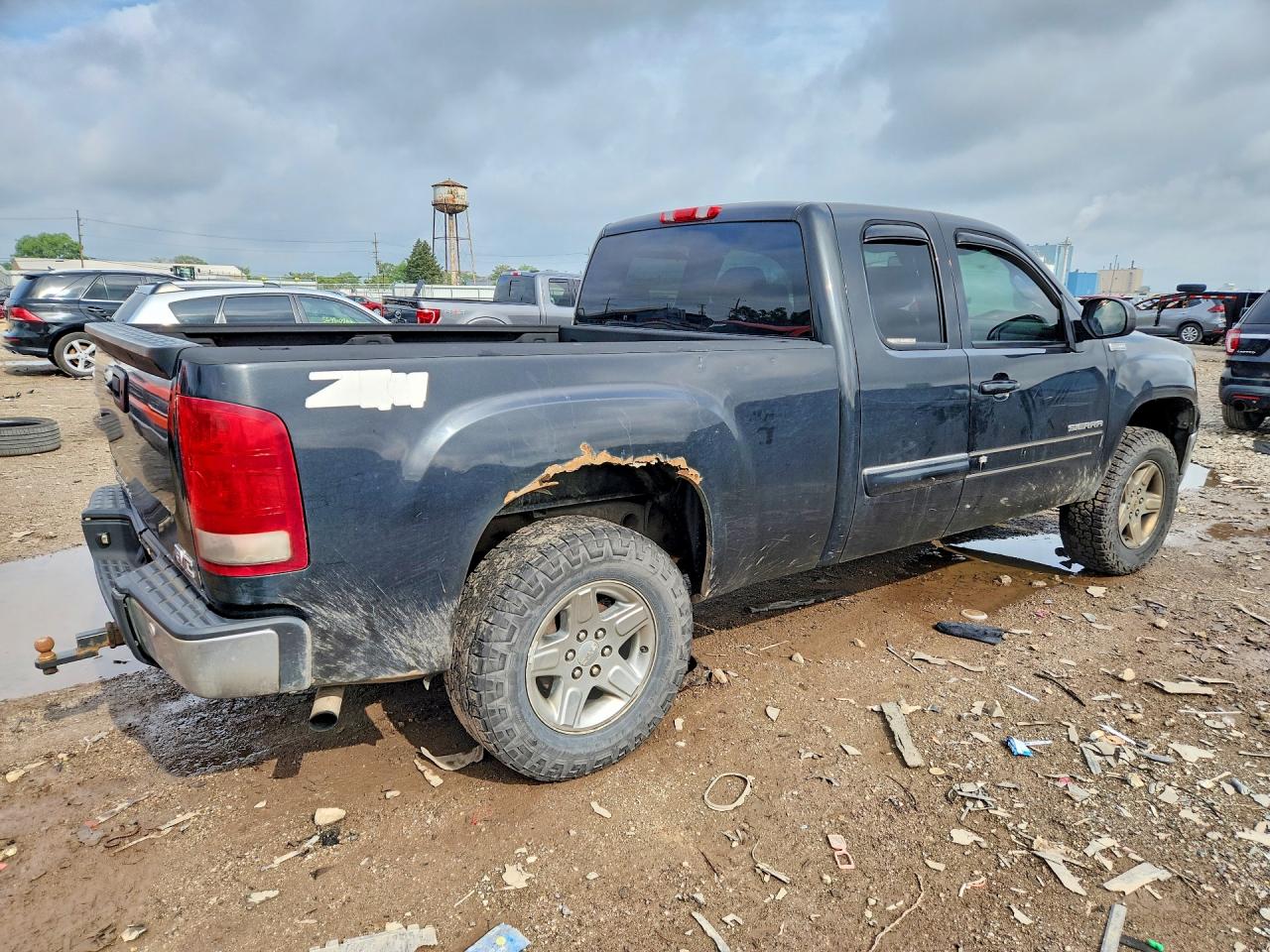 2010 Gmc Sierra K1500 Sle Black vin: 1GTSKVE33AZ194183