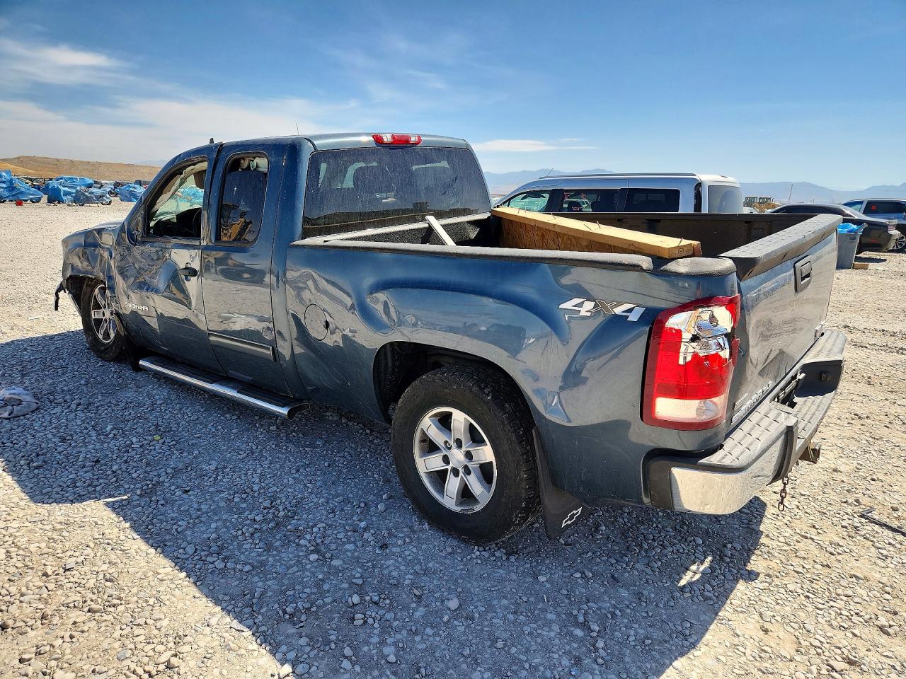 2010 Gmc Sierra K1500 Sle Blue vin: 1GTSKVE33AZ258397