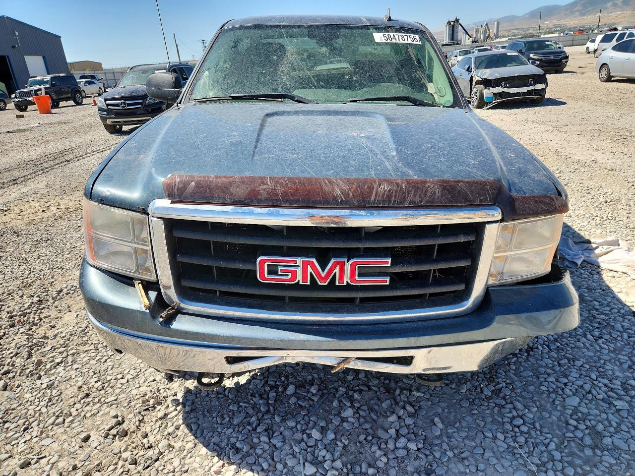 2010 Gmc Sierra K1500 Sle Blue vin: 1GTSKVE33AZ258397
