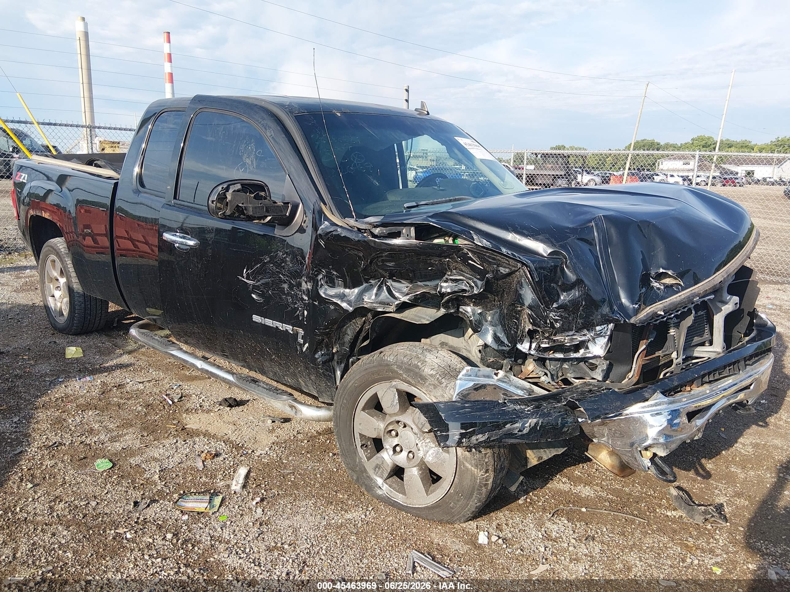 2010 Gmc Sierra 1500 Sle Black vin: 1GTSKVE34AZ180969