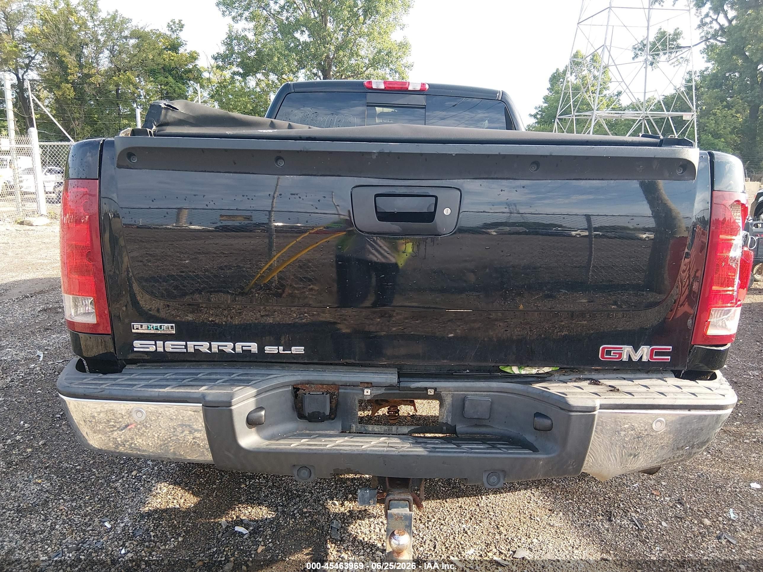 2010 Gmc Sierra 1500 Sle Black vin: 1GTSKVE34AZ180969