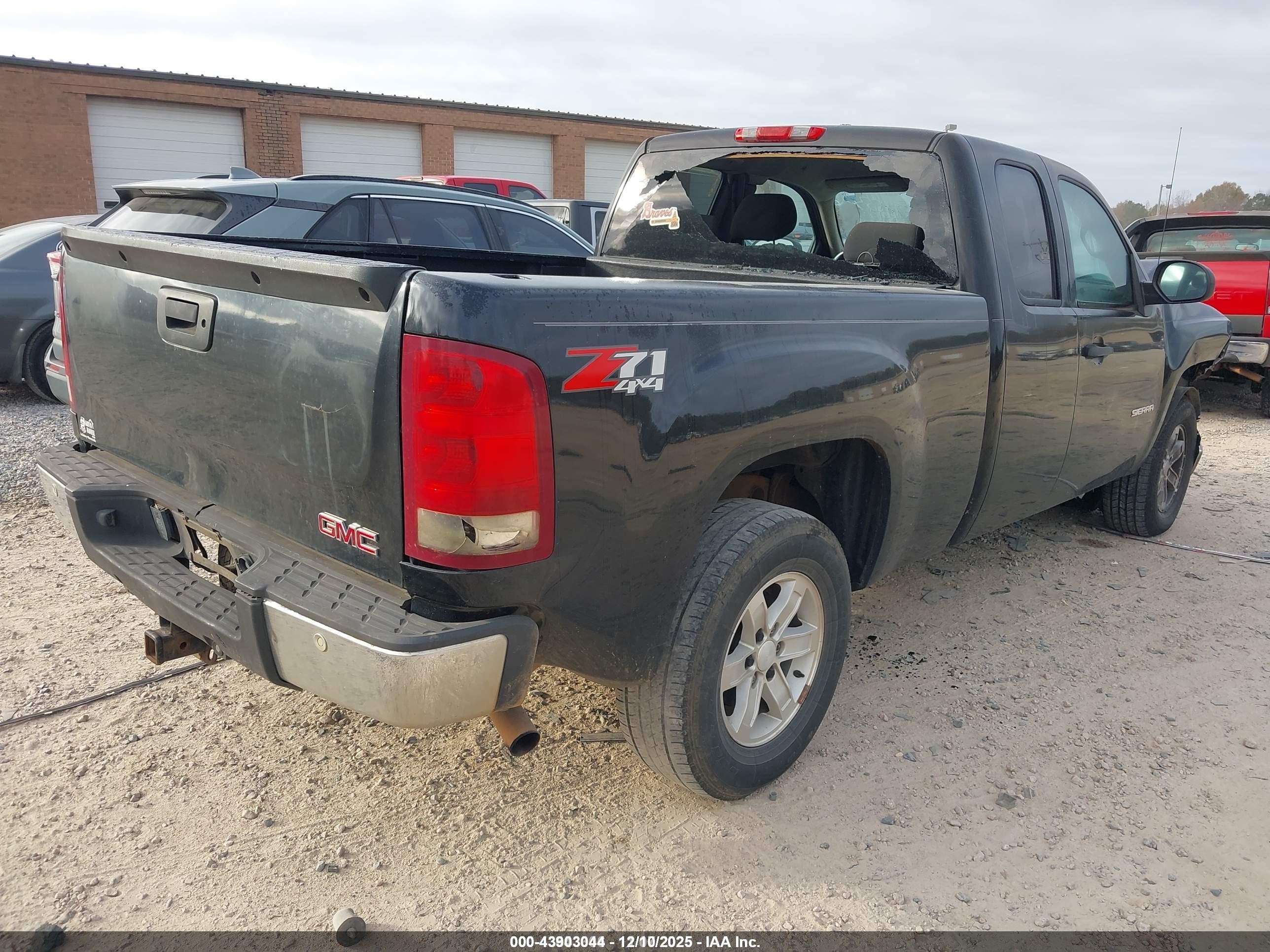 2010 Gmc Sierra 1500 Sle Black vin: 1GTSKVE34AZ237431